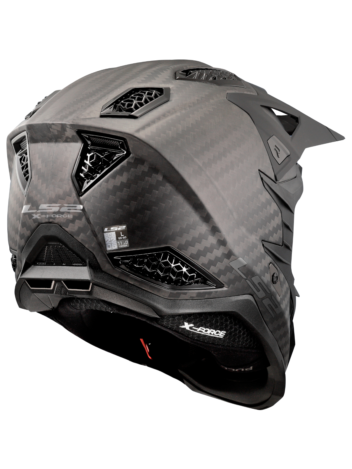 LS2 MX703 C X-FORCE PRO FIM MATT CARBON-06 5 LS2 MX703 C X-FORCE PRO FIM MATT CARBON-06 5
