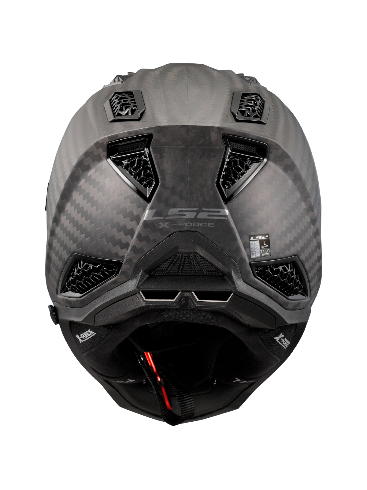 LS2 MX703 C X-FORCE PRO FIM MATT CARBON-06 9 LS2 MX703 C X-FORCE PRO FIM MATT CARBON-06 9