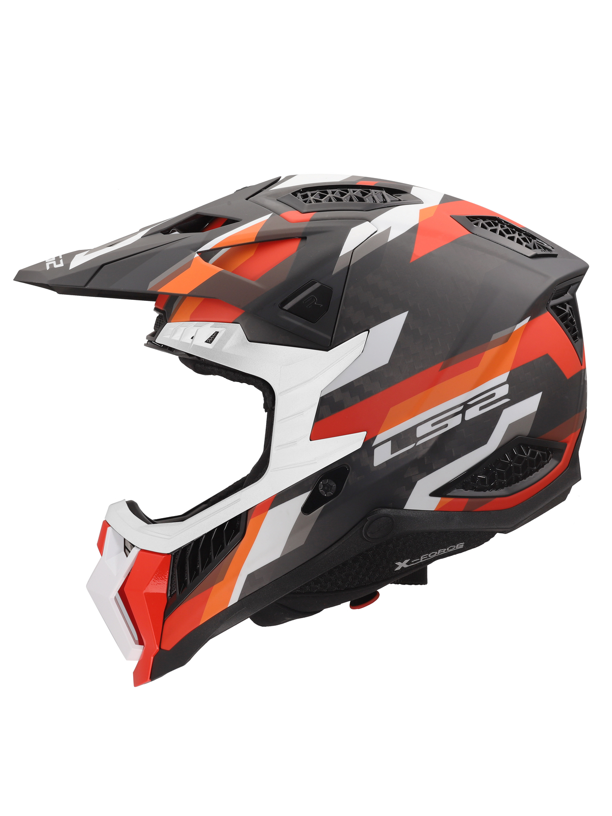 LS2 MX703 X-FORCE PHANTOM ORANGE RED-06 LS2 MX703 X-FORCE PHANTOM ORANGE RED-06