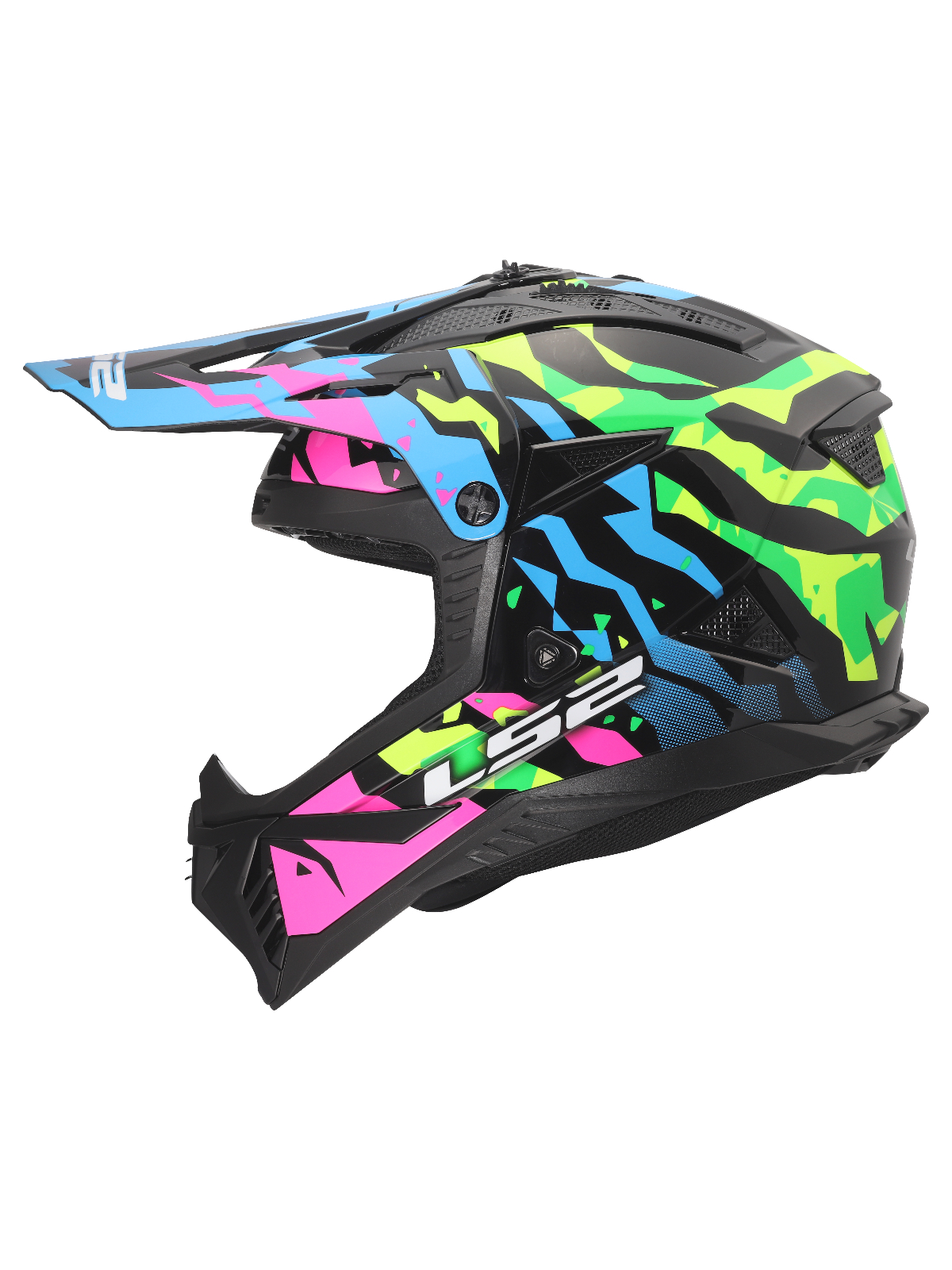 LS2 MX708 FAST II GROTESK BLUE PINK GREEN-06 10