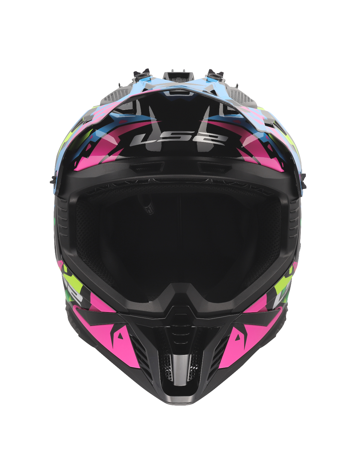 LS2 MX708 FAST II GROTESK BLUE PINK GREEN-06 5 LS2 MX708 FAST II GROTESK BLUE PINK GREEN-06 5