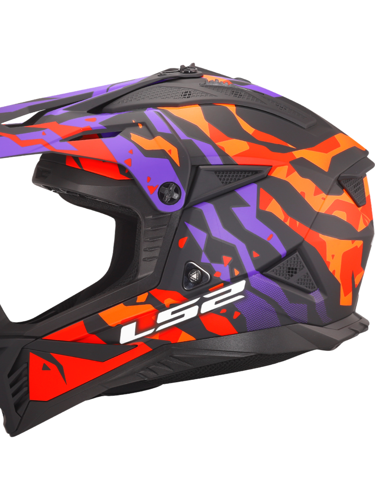 LS2 MX708 FAST II GROTESK PURPLE ORANGE-06 7 LS2 MX708 FAST II GROTESK PURPLE ORANGE-06 7