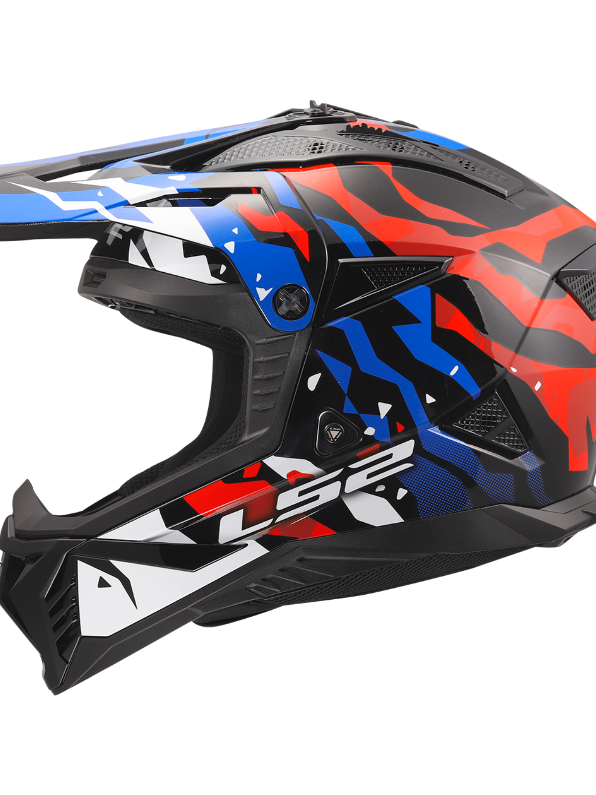 LS2 MX708 FAST II GROTESK WHITE BLUE RED-06 2