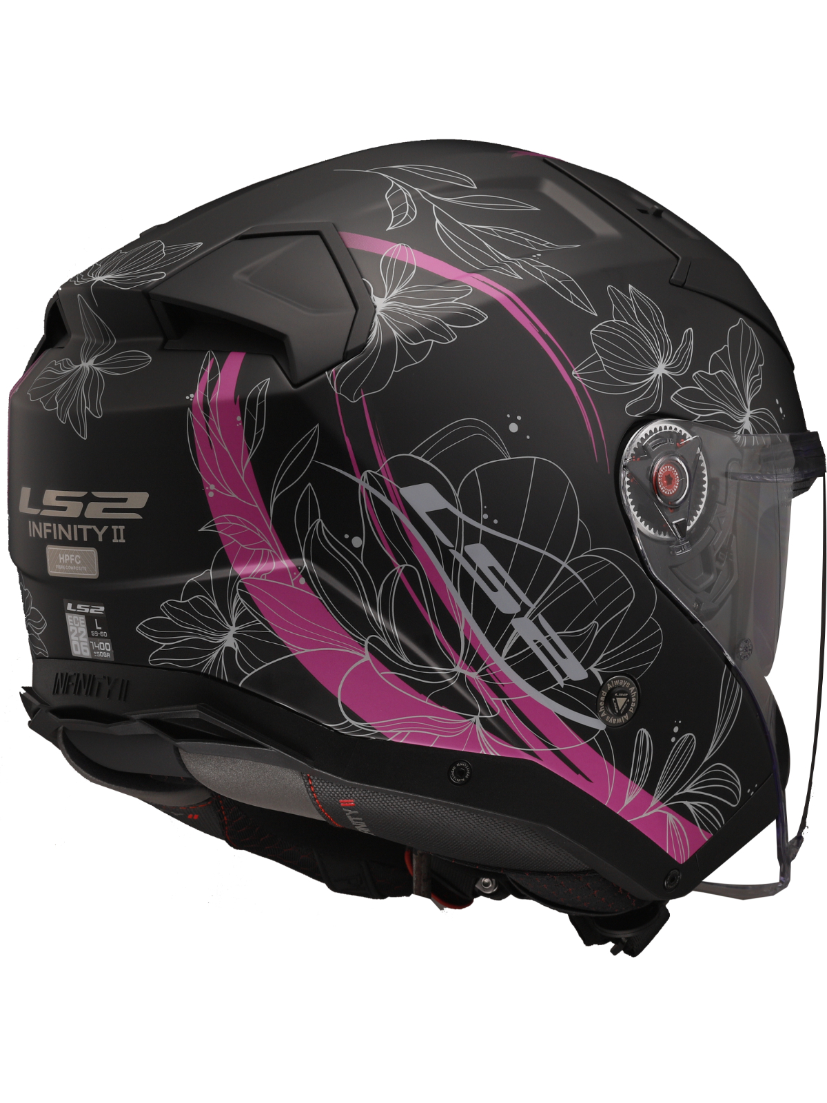 LS2 OF603 INFINITY II LOTUS MATT PINK-06 2 LS2 OF603 INFINITY II LOTUS MATT PINK-06 2