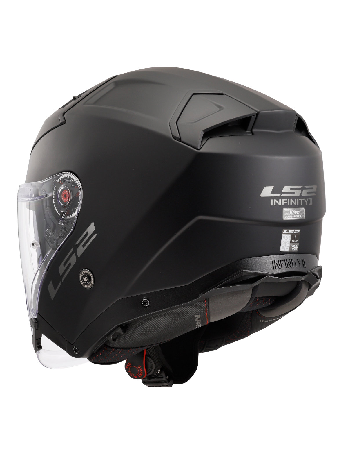 LS2 OF603 INFINITY II SOLID MATT BLACK-06 3 LS2 OF603 INFINITY II SOLID MATT BLACK-06 3