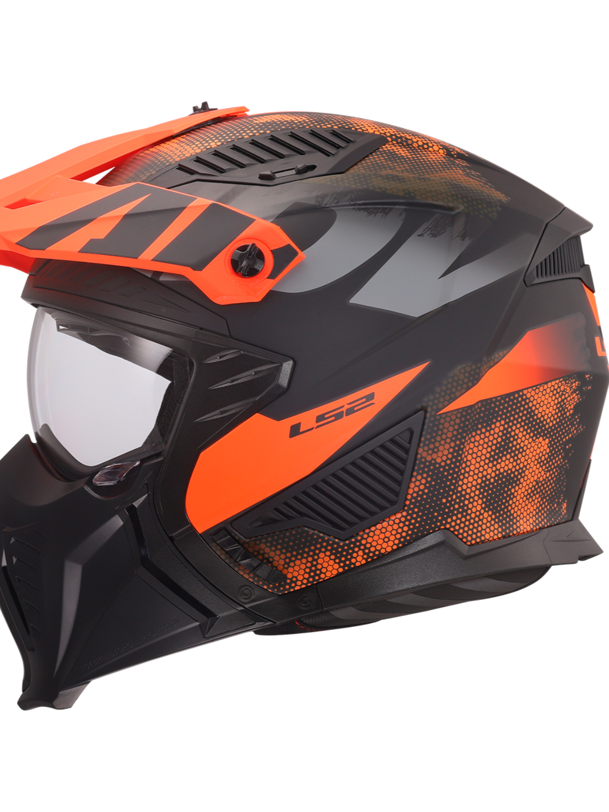 LS2 OF606 DRIFTER GAS GREY ORANGE-06 9