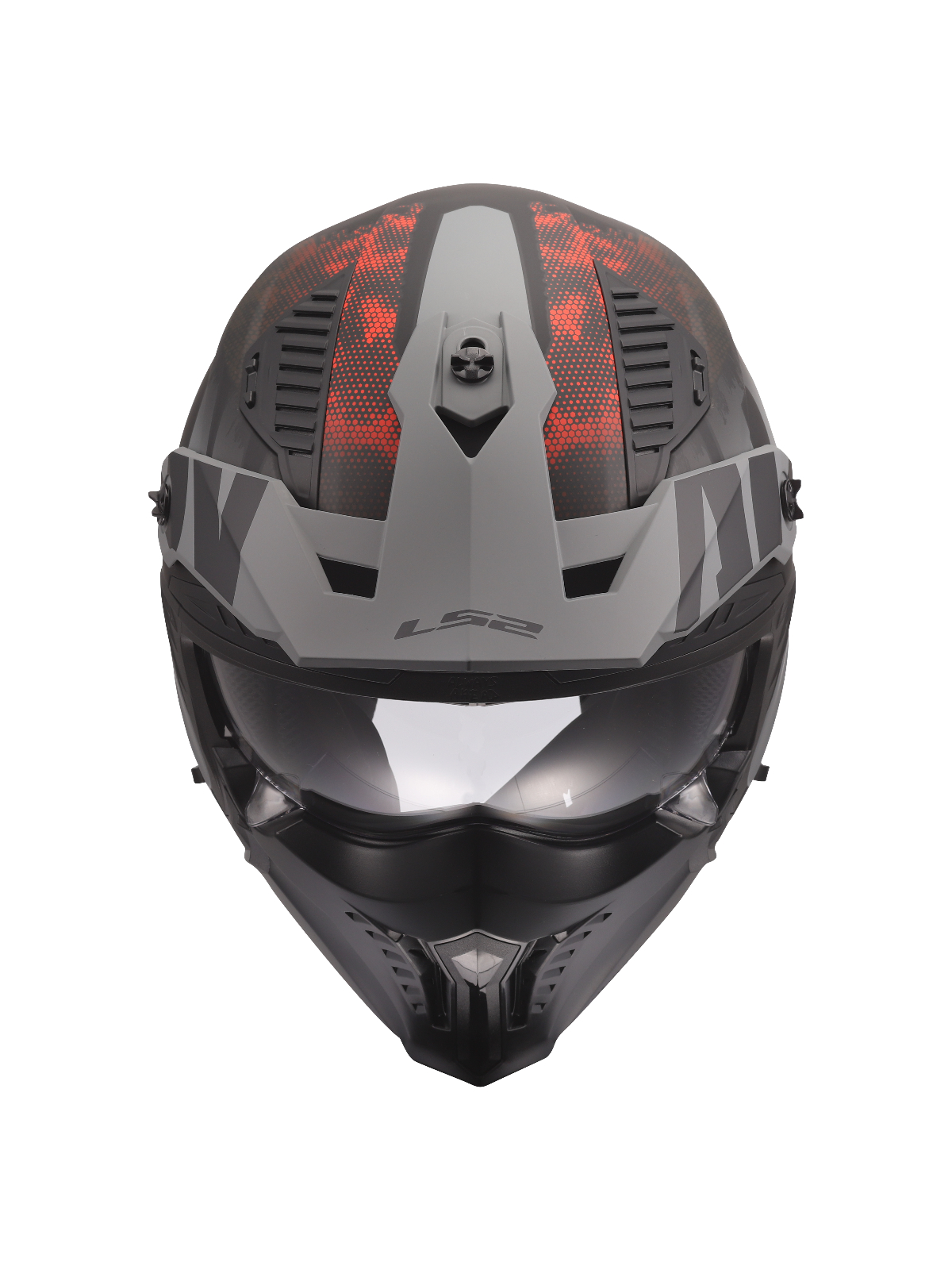 LS2 OF606 DRIFTER GAS GREY RED-06 12 LS2 OF606 DRIFTER GAS GREY RED-06 12