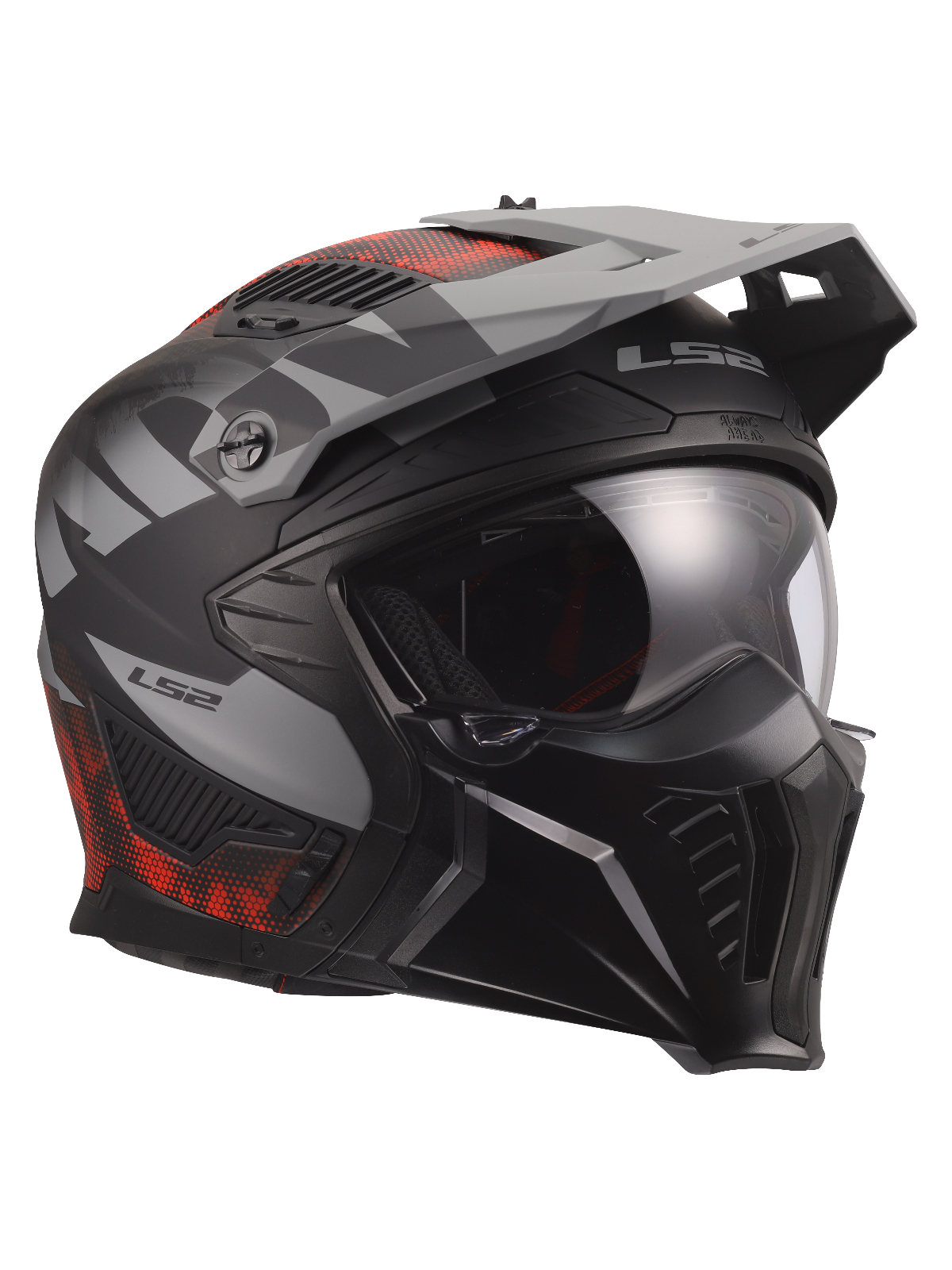 LS2 OF606 DRIFTER GAS GREY RED-06 6