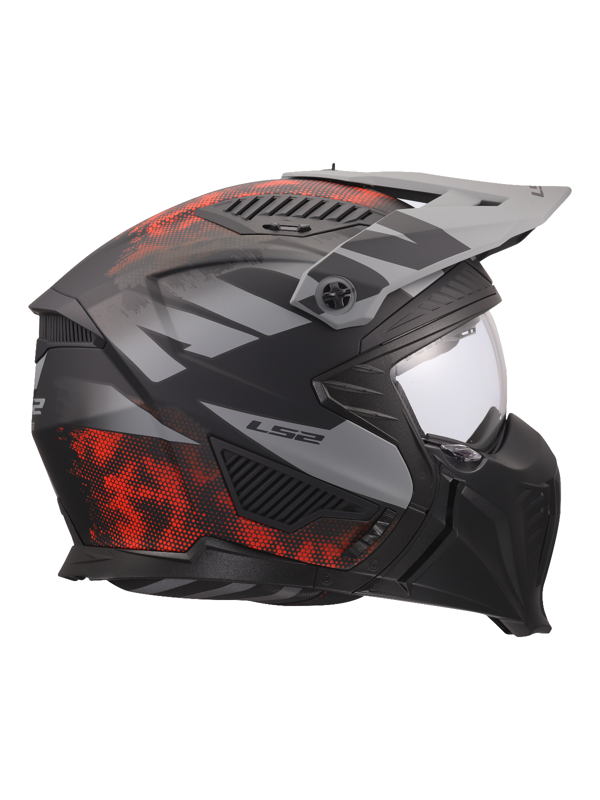 LS2 OF606 DRIFTER GAS GREY RED-06 7 LS2 OF606 DRIFTER GAS GREY RED-06 7