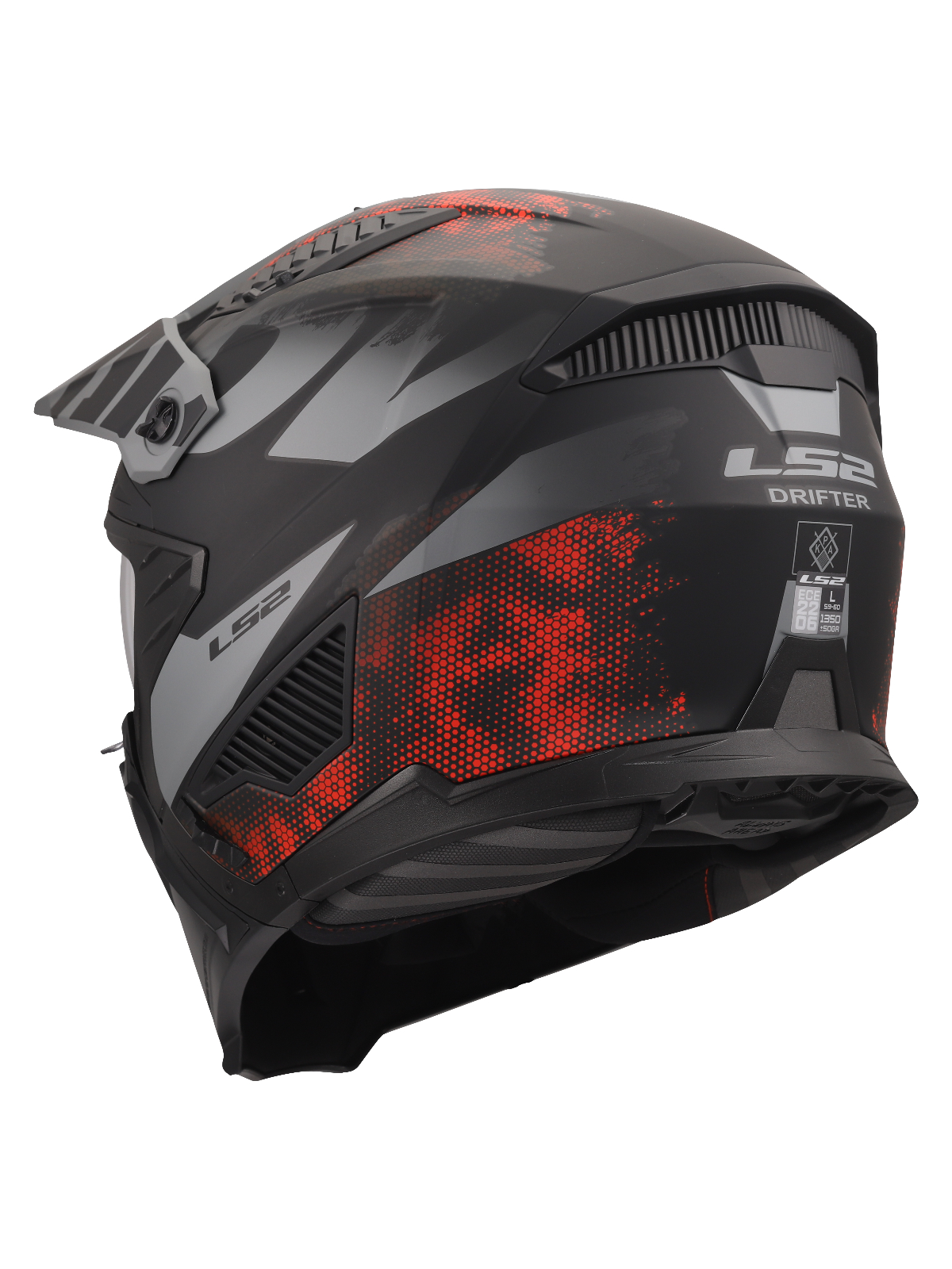 LS2 OF606 DRIFTER GAS GREY RED-06 8