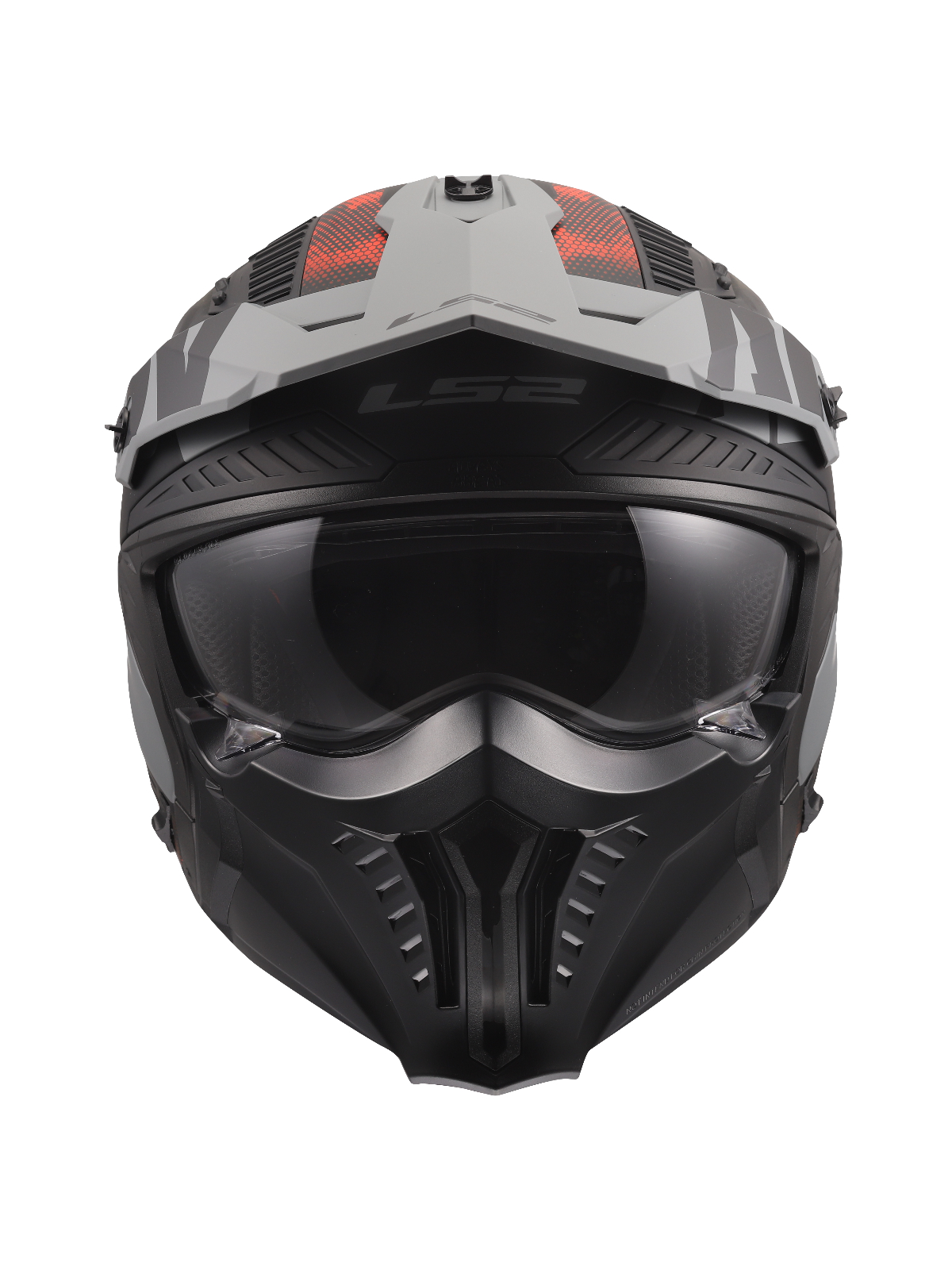 LS2 OF606 DRIFTER GAS GREY RED-06 10 LS2 OF606 DRIFTER GAS GREY RED-06 10