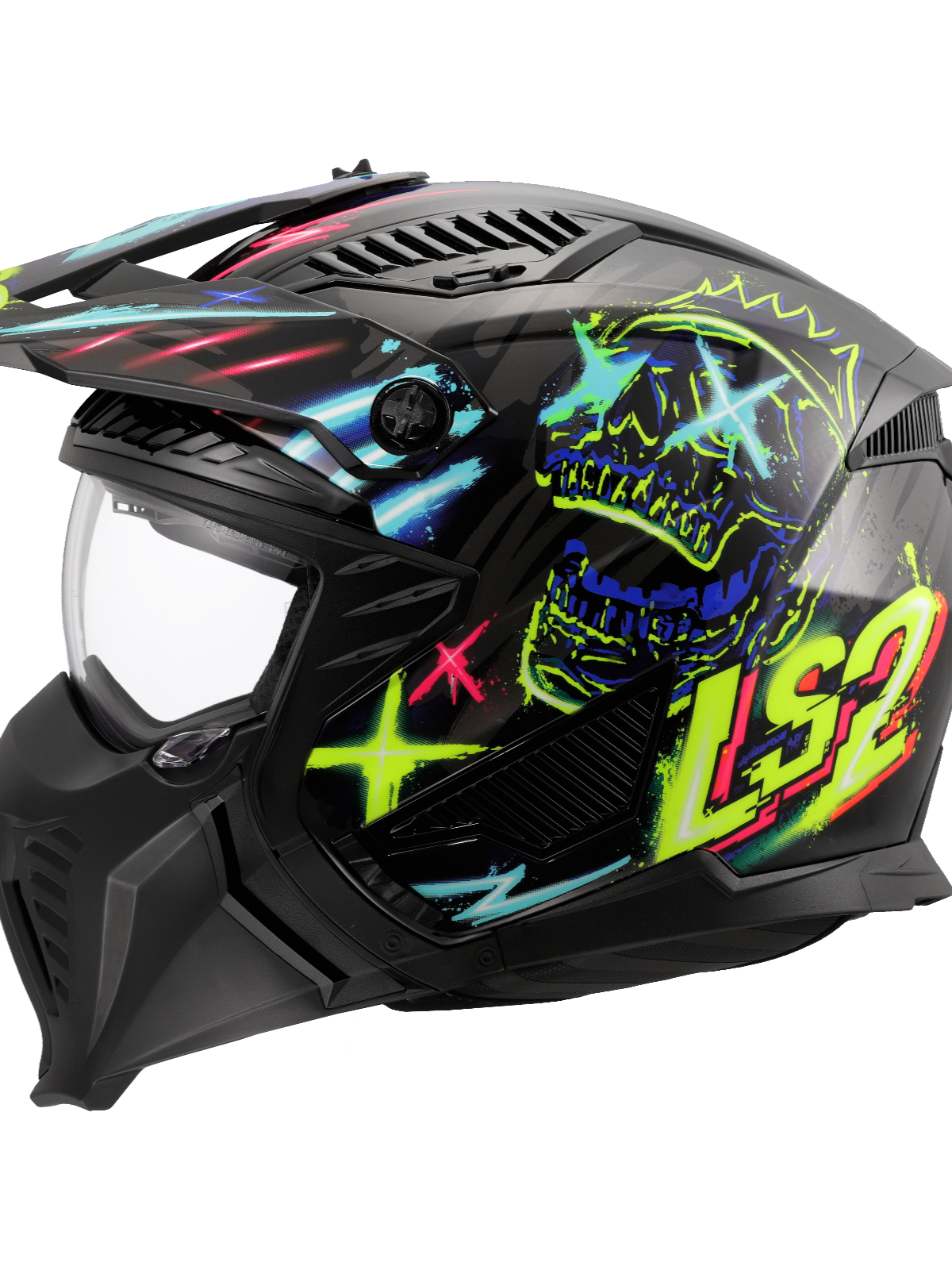 LS2 OF606 DRIFTER RAYZ BLACK BLUE-06 7 LS2 OF606 DRIFTER RAYZ BLACK BLUE-06 7