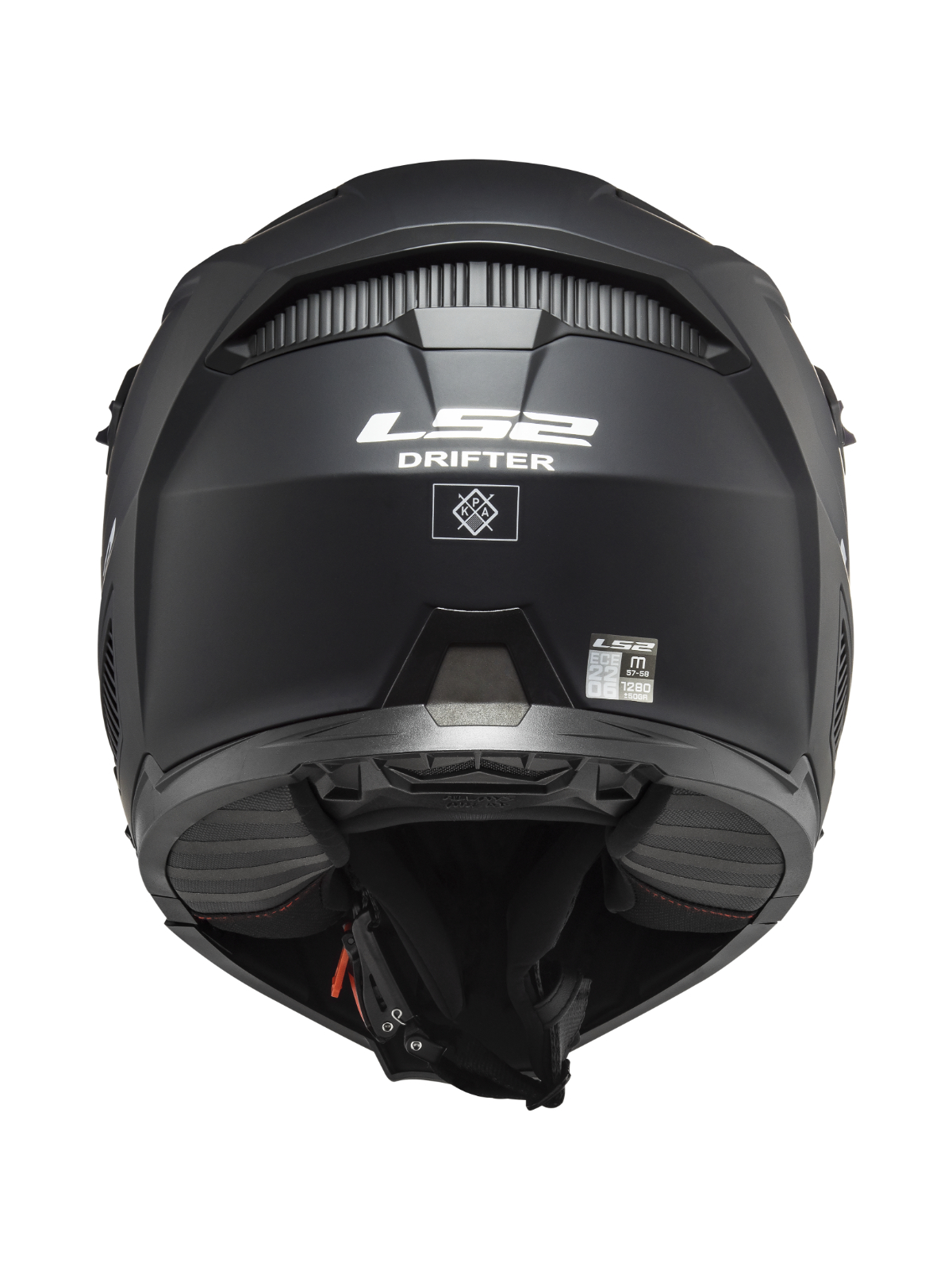 LS2 OF606 DRIFTER SOLID MATT BLACK-06 2