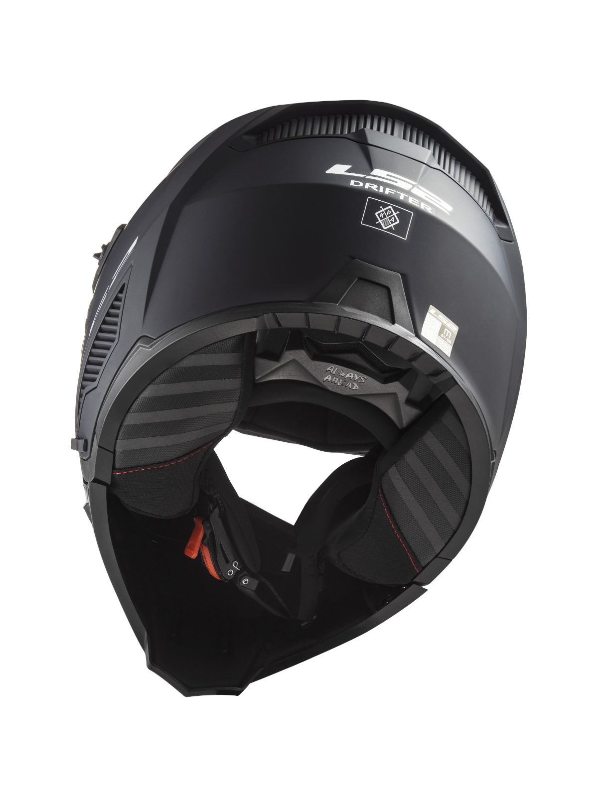 LS2 OF606 DRIFTER SOLID MATT BLACK-06 8