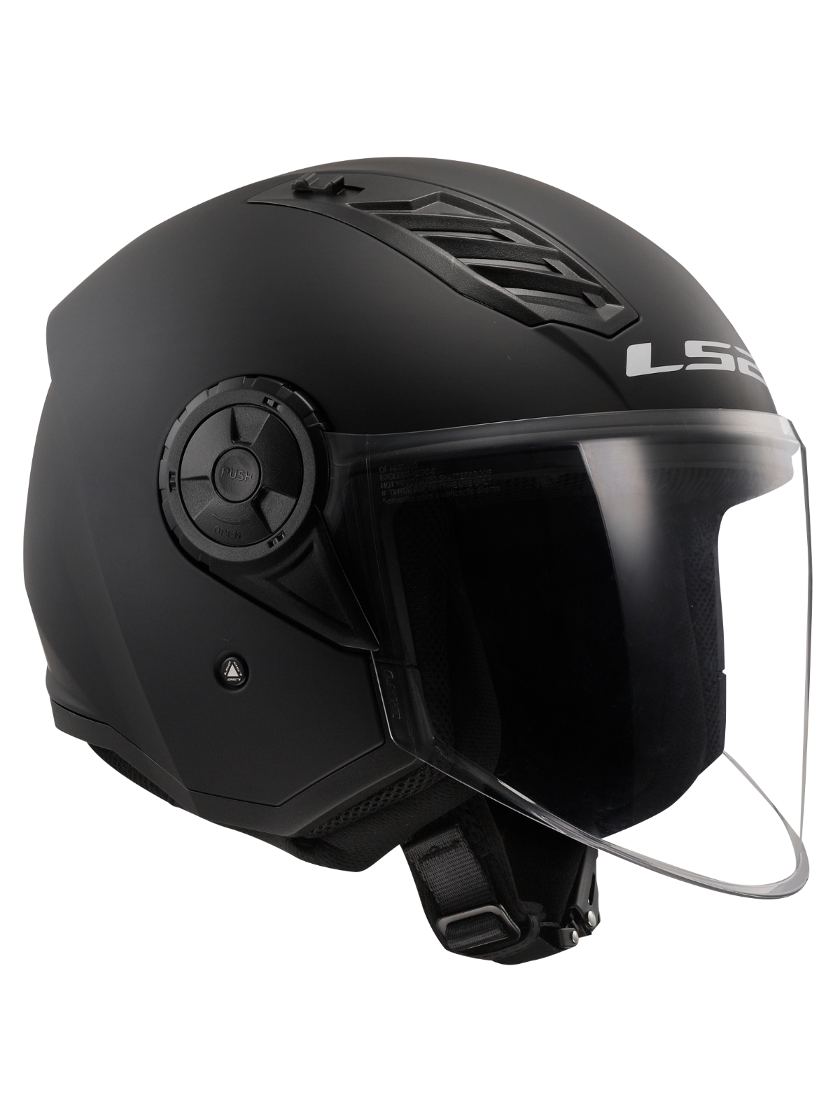 LS2 OF616 AIRFLOW II SOLID MATT BLACK-06 5
