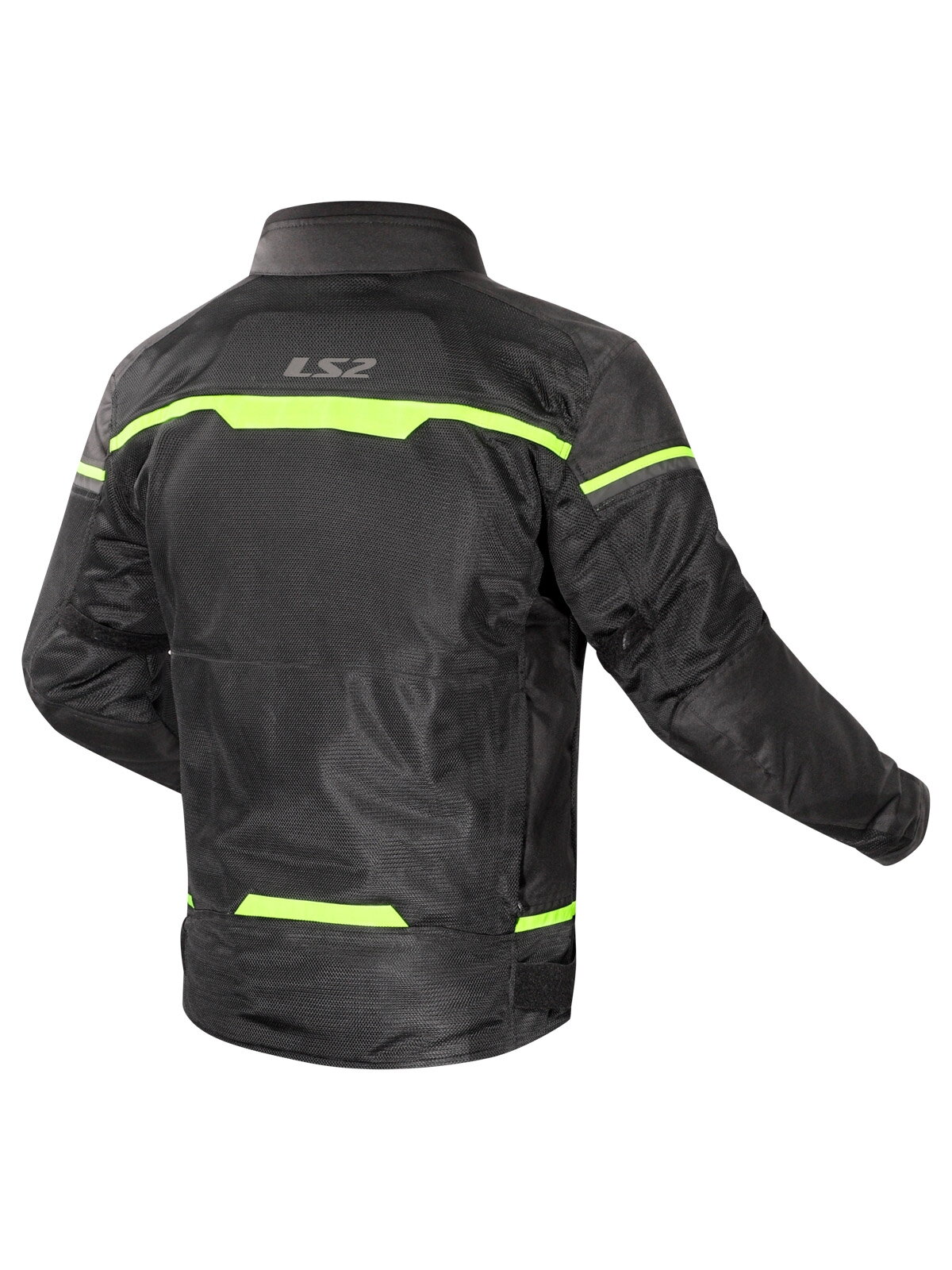 LS2 RIVA MAN JACKET BLACK NEON YELLOW 1