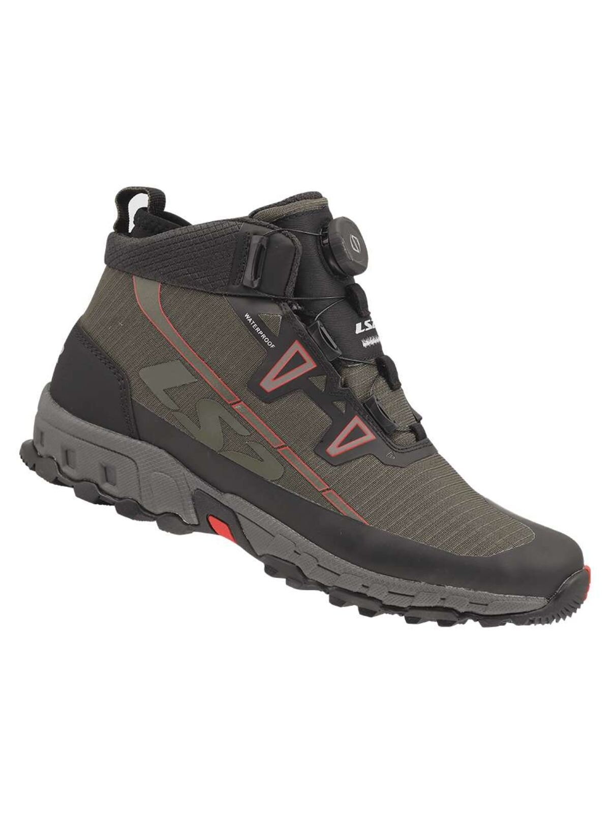LS2 TREKKER MAN BOOTS WP GREEN 1