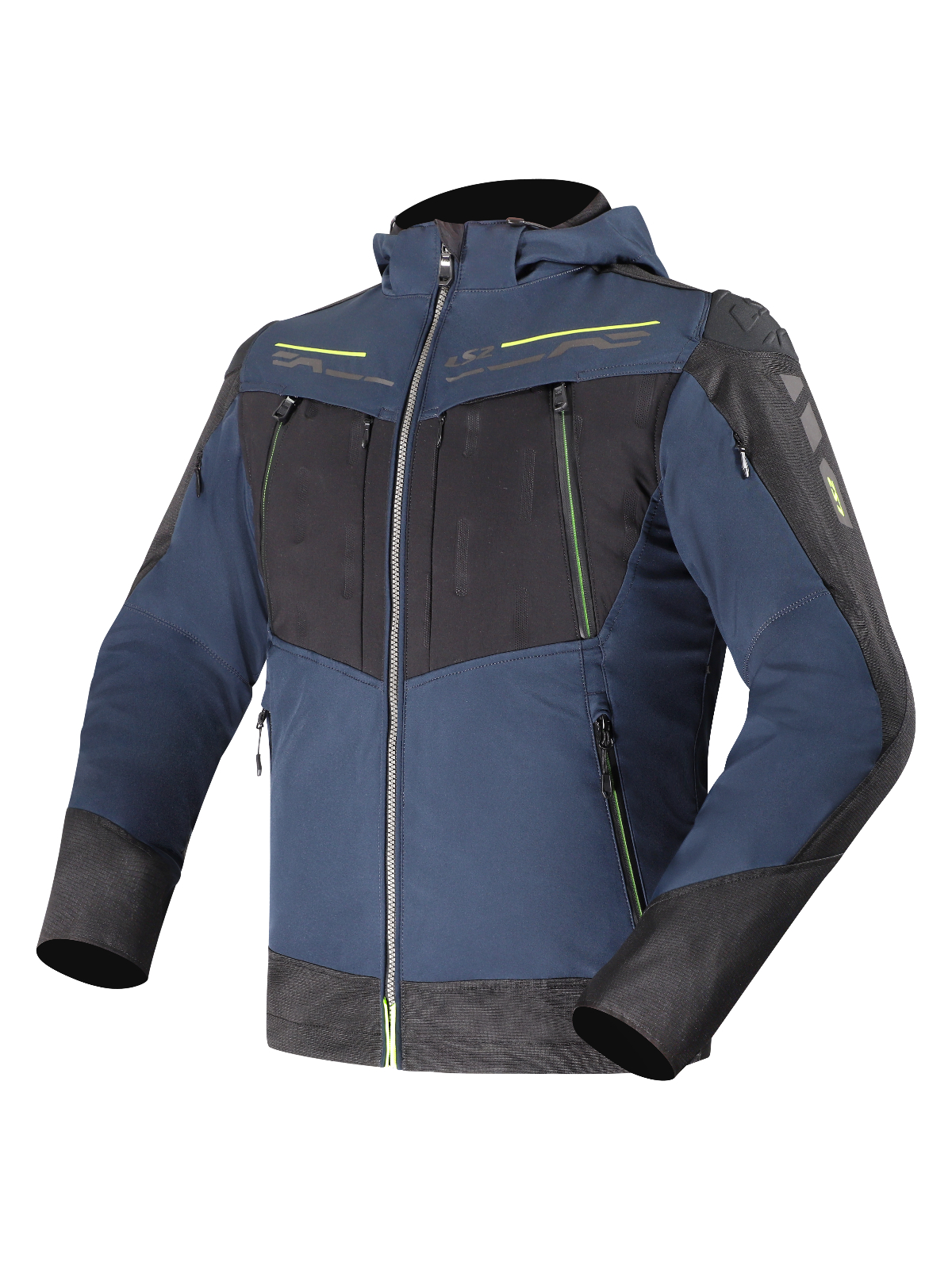 LS2 ZIRCONIUM EVO MAN JACKET BLUE BLACK YELLOW LS2 ZIRCONIUM EVO MAN JACKET BLUE BLACK YELLOW