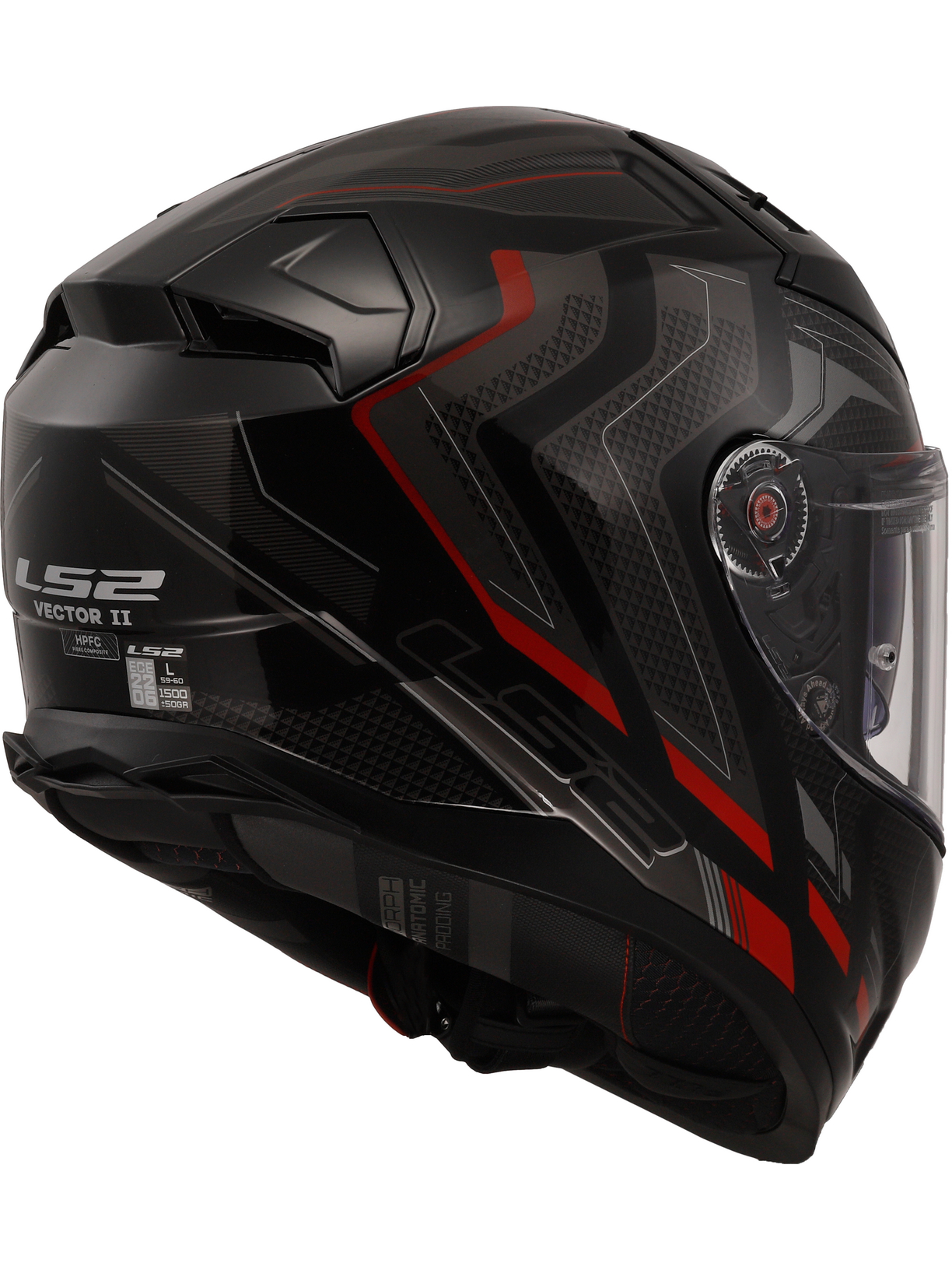 LS2 FF811 VECTOR II ALIZER BLACK RED-06 1