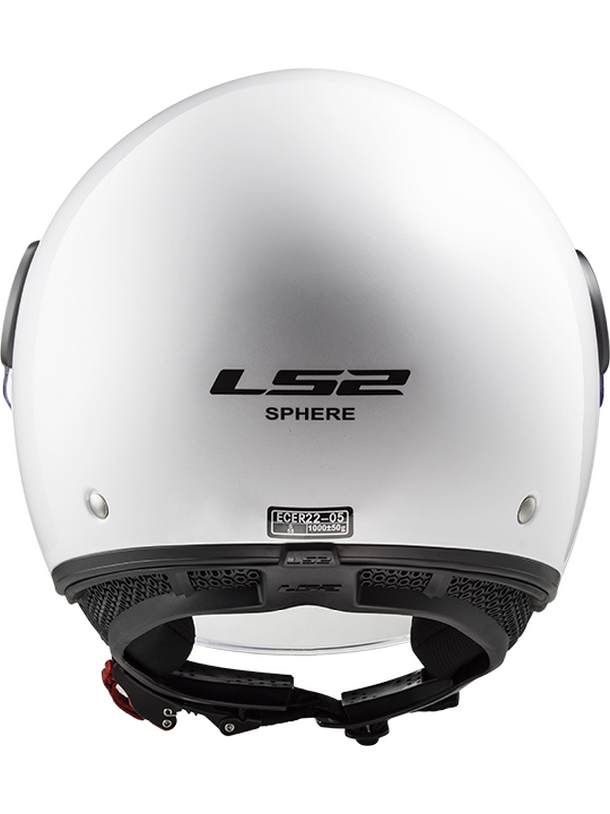 LS2 OF558 SPHERE II SOLID GLOSS WHITE-06 2