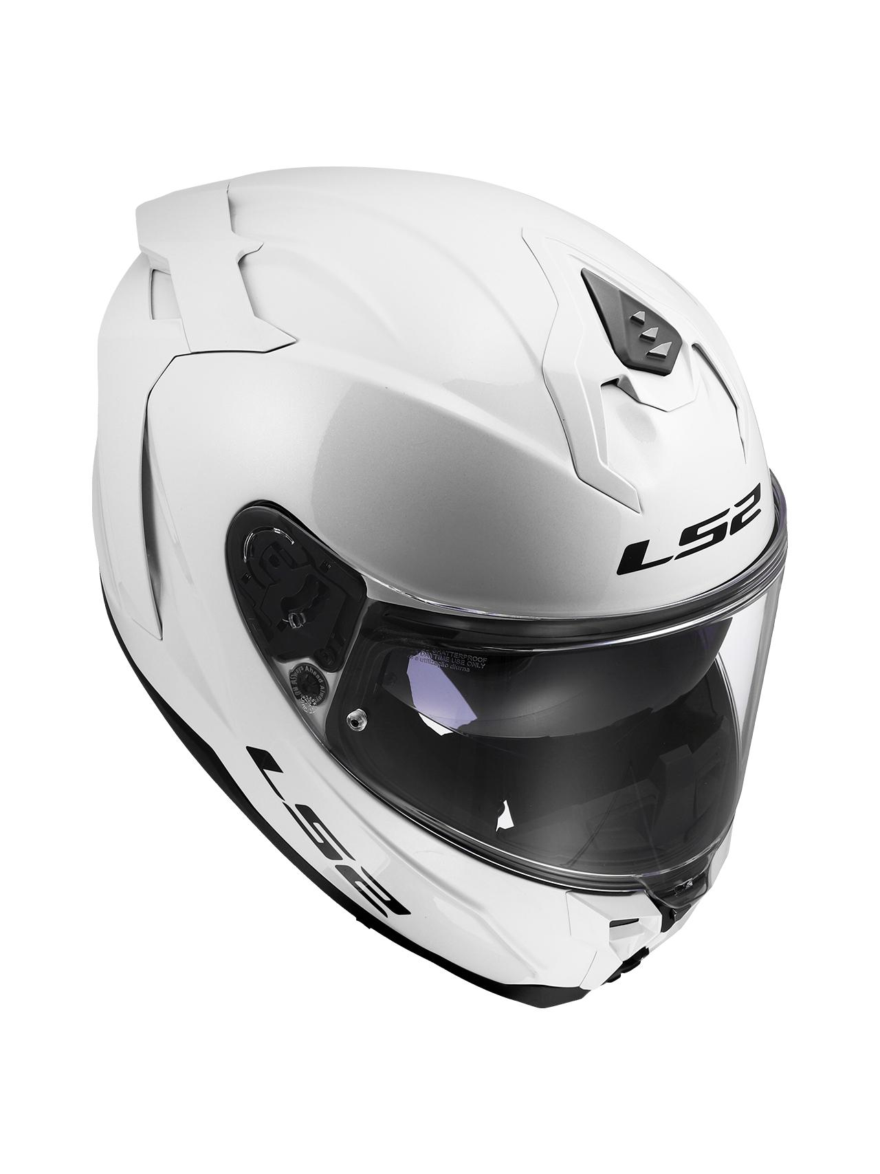 LS2 FF817 CHALLENGER II SOLID WHITE 5 LS2 FF817 CHALLENGER II SOLID WHITE 5
