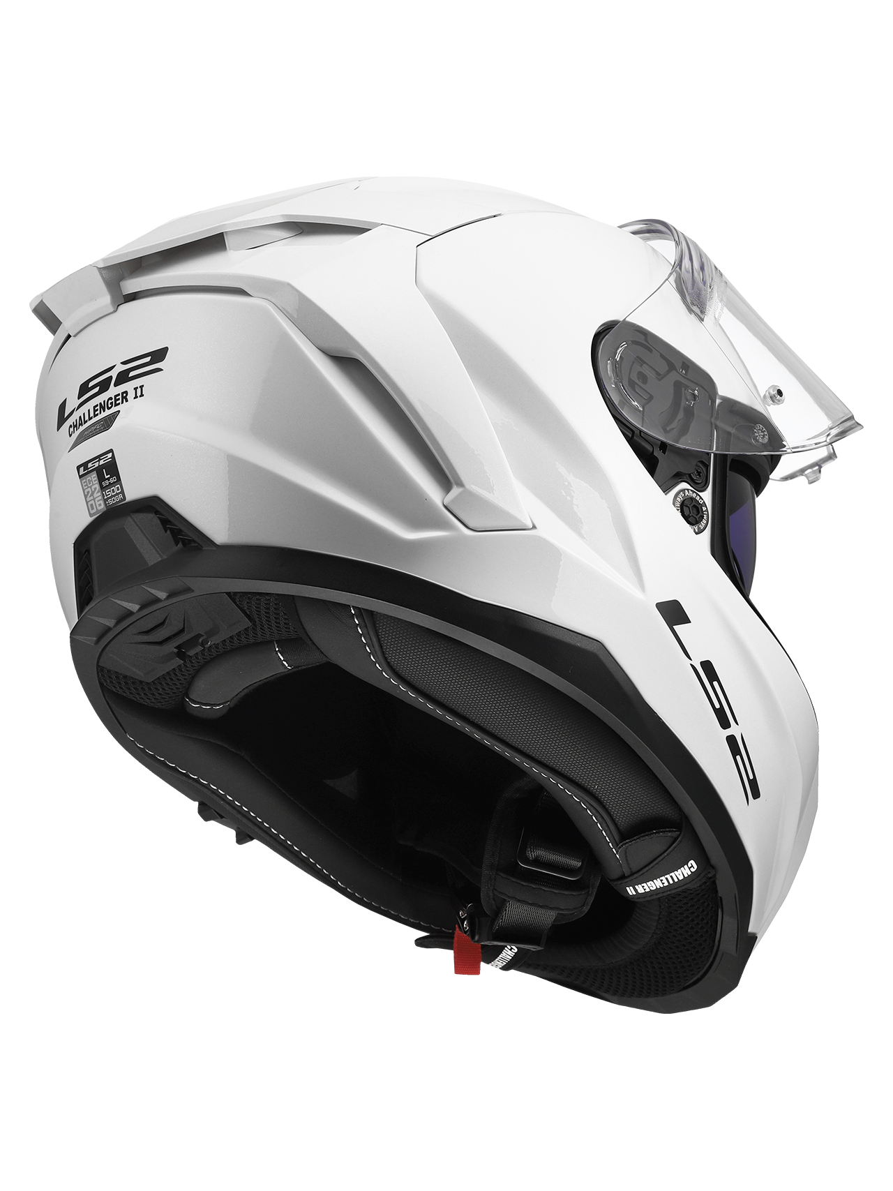 LS2 FF817 CHALLENGER II SOLID WHITE 7