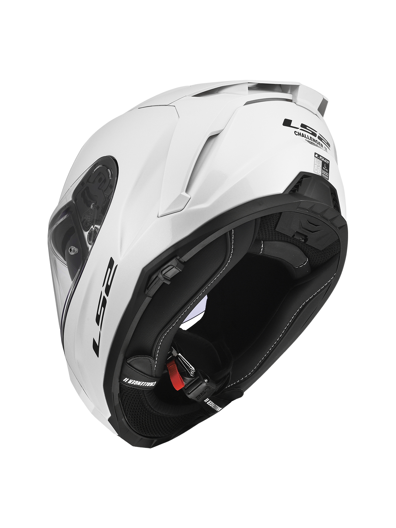 LS2 FF817 CHALLENGER II SOLID WHITE 9