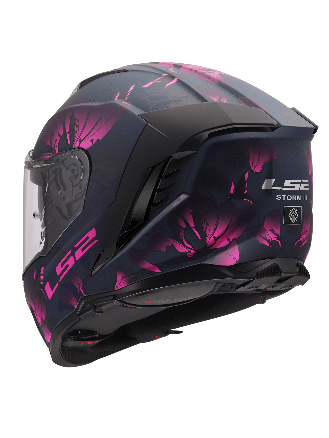 LS2 FF818 STORM III BURST BLACK PINK 6 LS2 FF818 STORM III BURST BLACK PINK 6