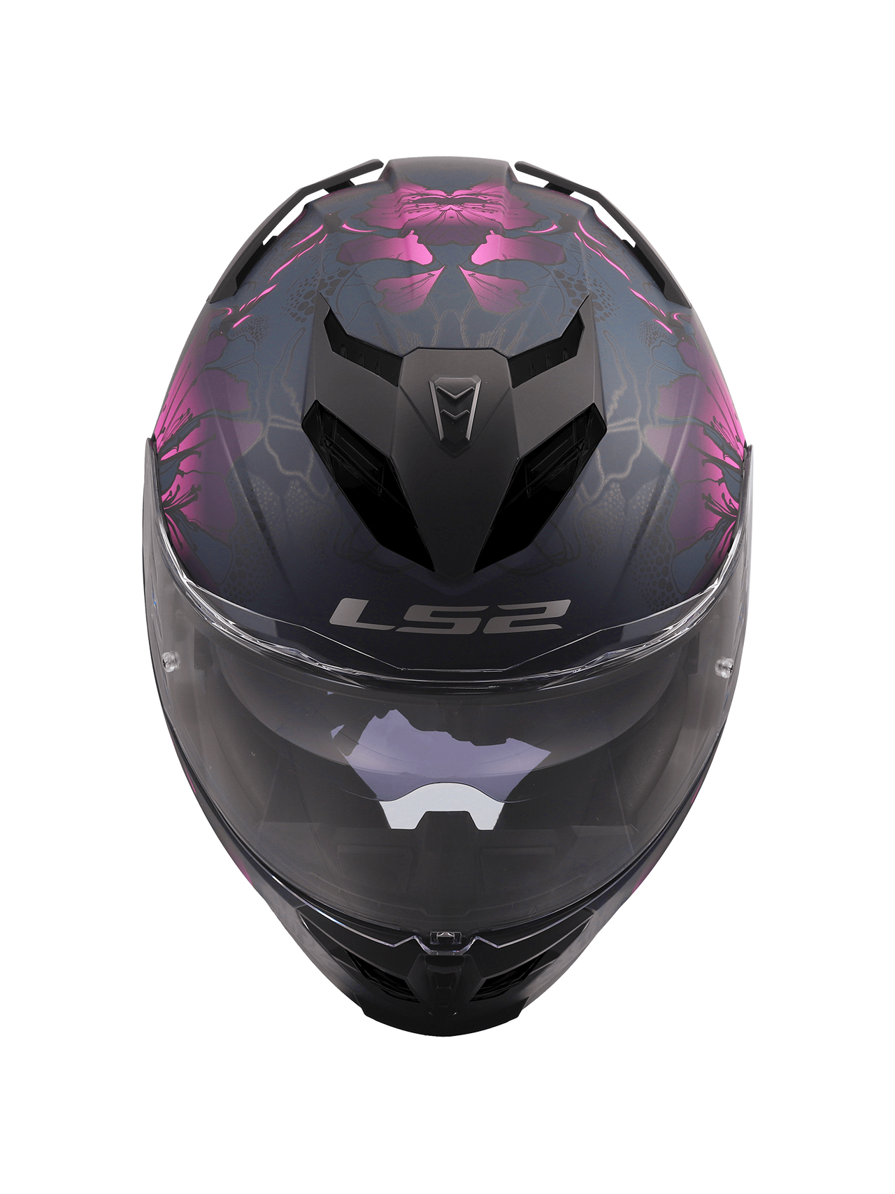 LS2 FF818 STORM III BURST BLACK PINK 9