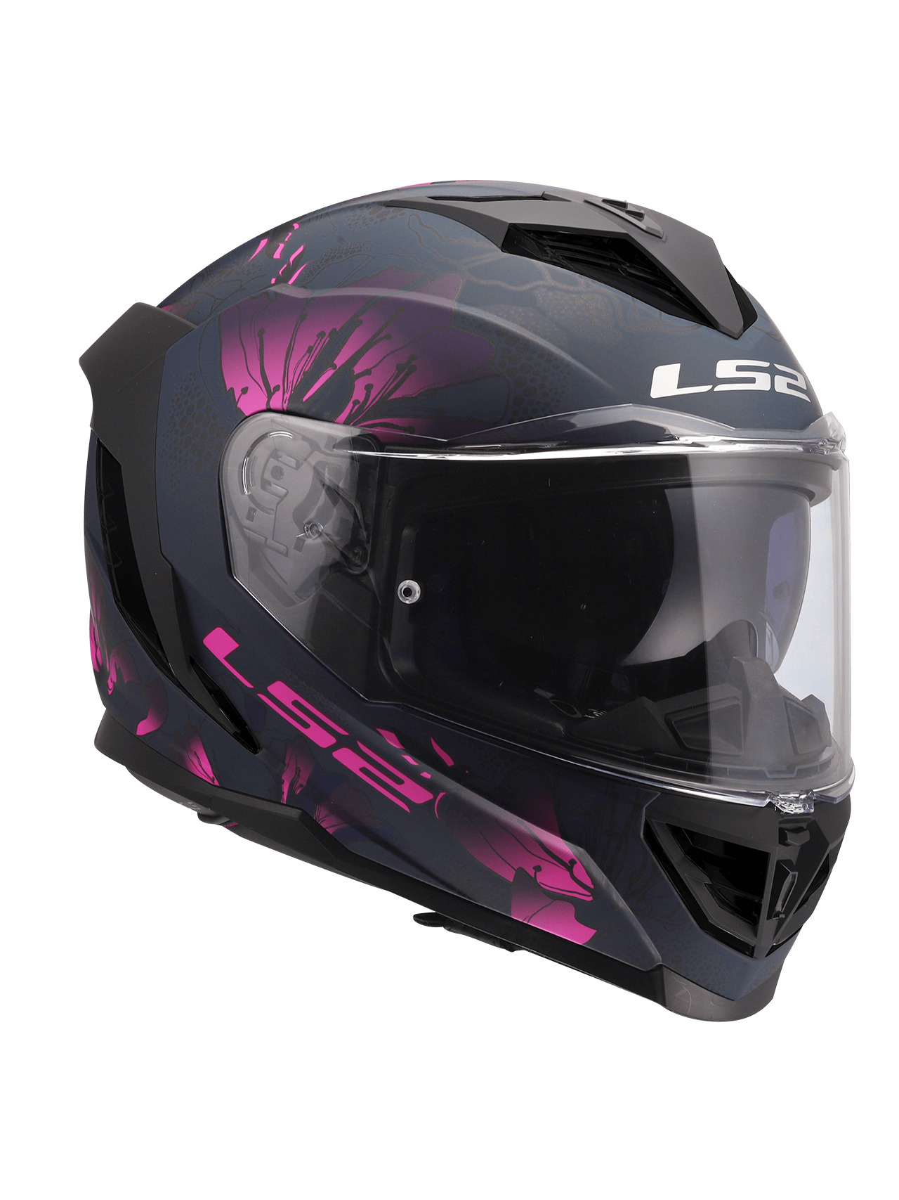LS2 FF818 STORM III BURST BLACK PINK 3