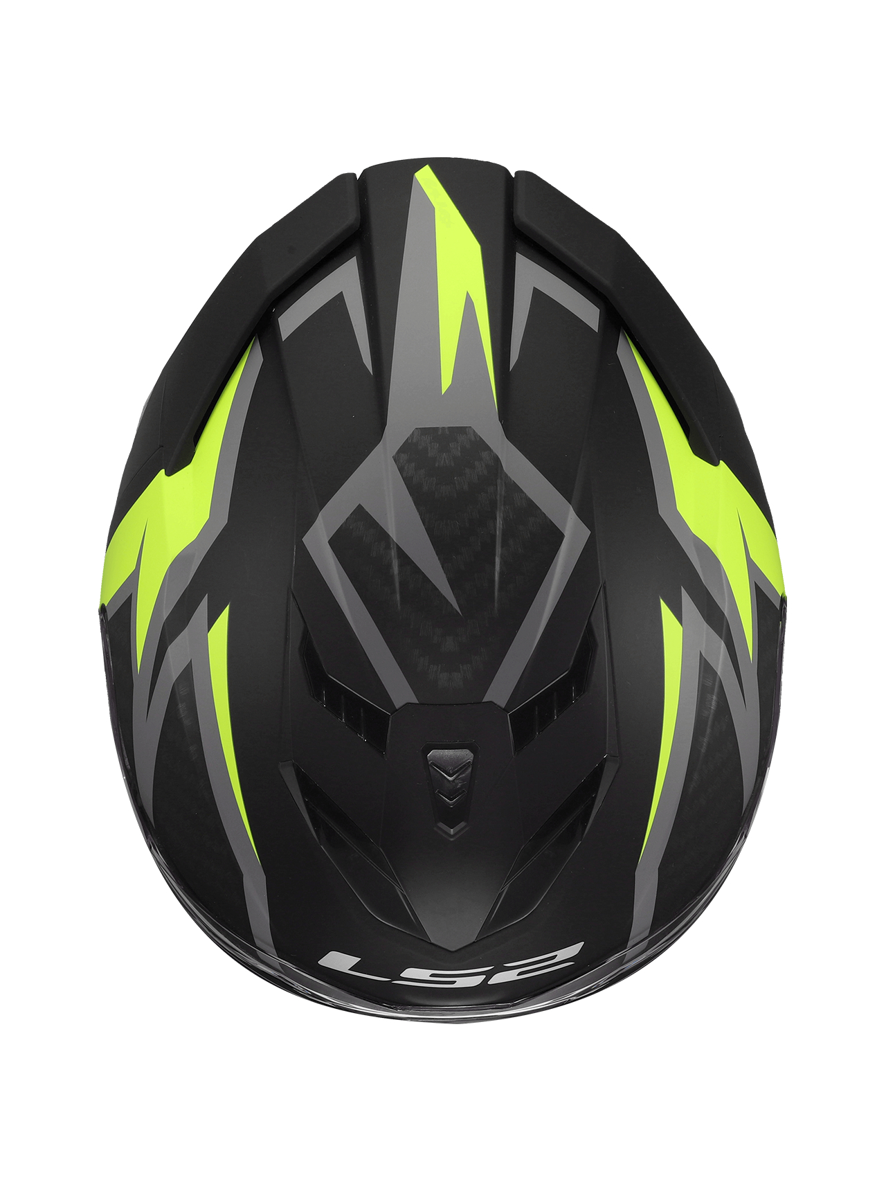 LS2 FF818 STORM III DYNAMO BLACK H-V YELLOW 5 LS2 FF818 STORM III DYNAMO BLACK H-V YELLOW 5