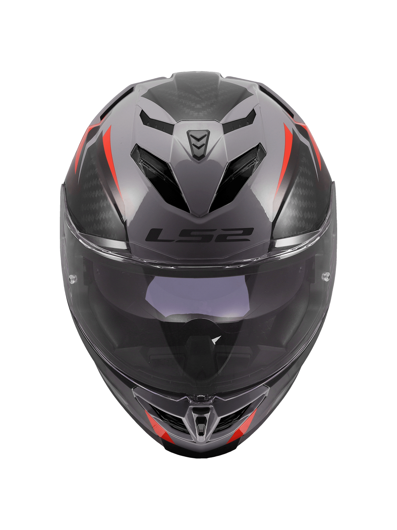 LS2 FF818 STORM III DYNAMO GREY RED 1