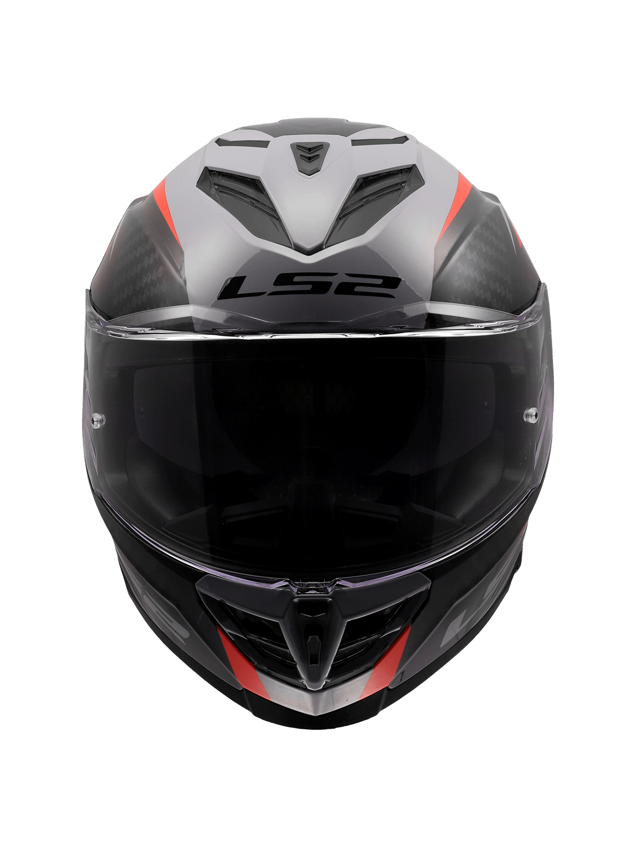 LS2 FF818 STORM III DYNAMO GREY RED 6 LS2 FF818 STORM III DYNAMO GREY RED 6