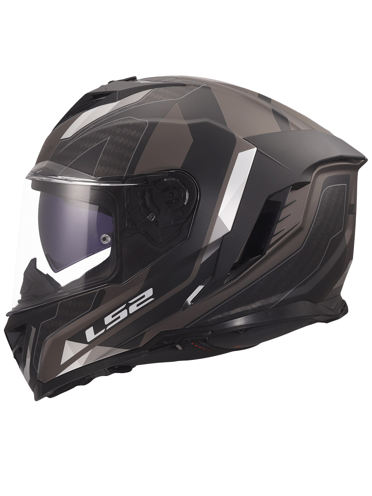 LS2 FF818 STORM III SPORTY BLACK GREY 2