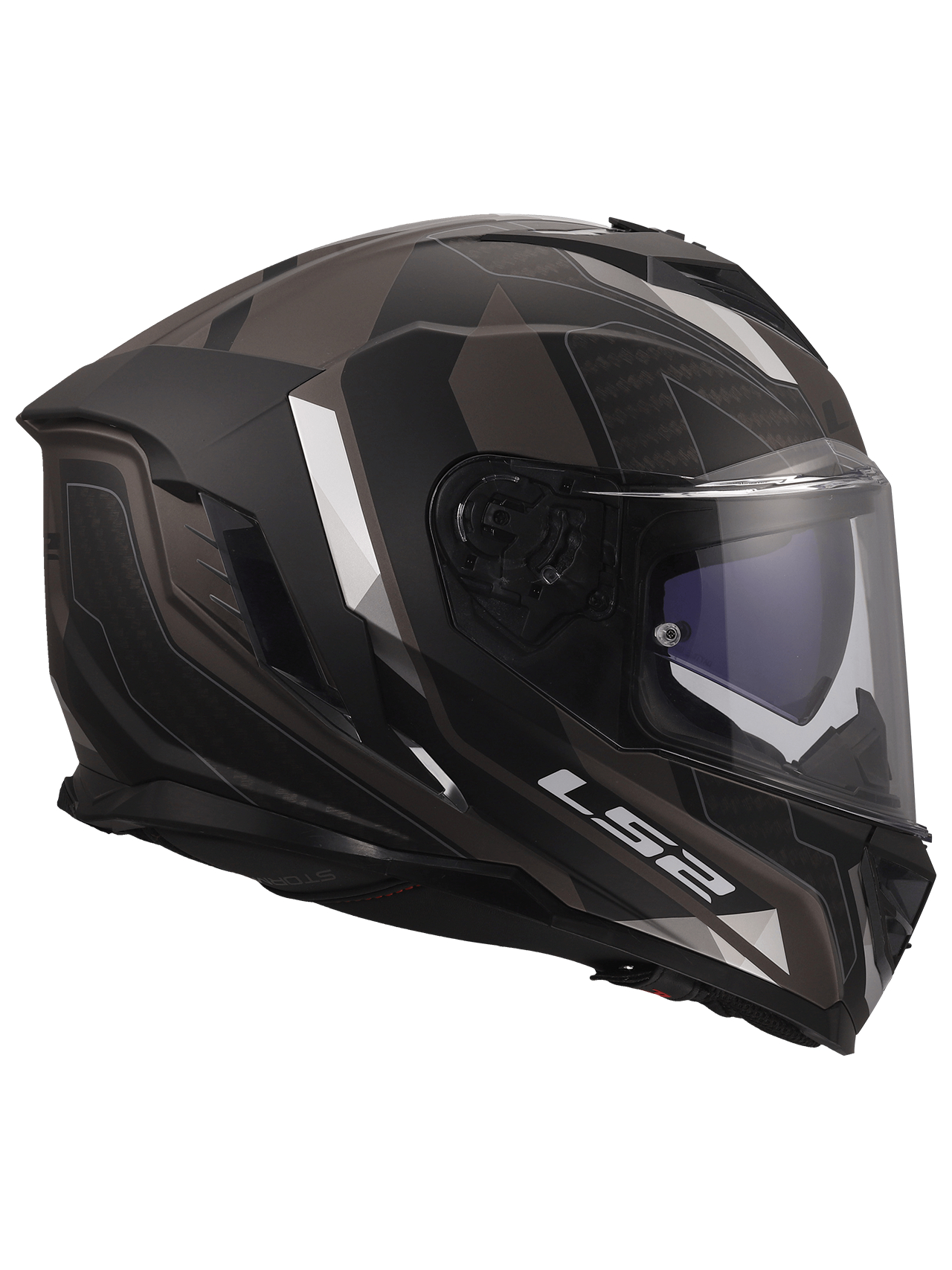 LS2 FF818 STORM III SPORTY BLACK GREY 9 LS2 FF818 STORM III SPORTY BLACK GREY 9