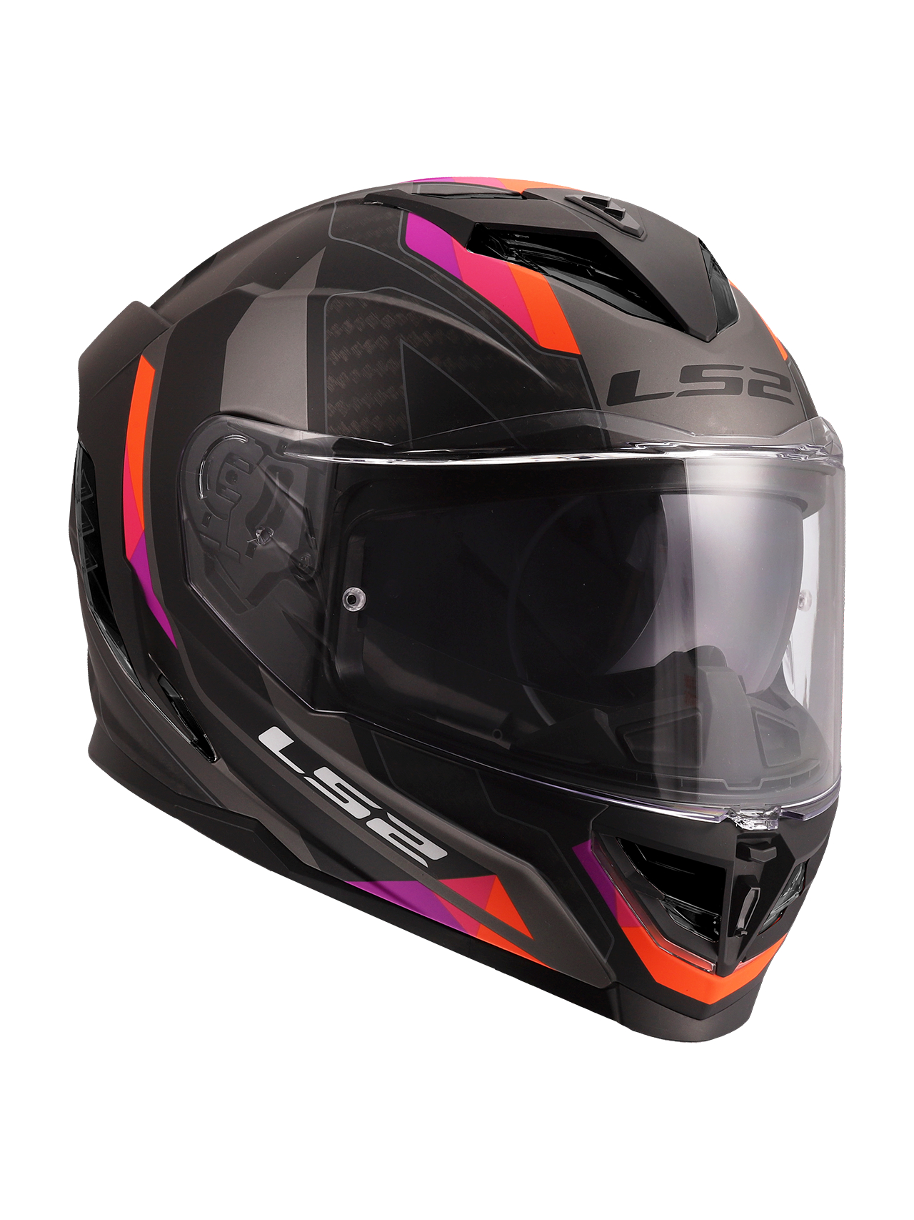 LS2 FF818 STORM III SPORTY GREY PURPLE 9