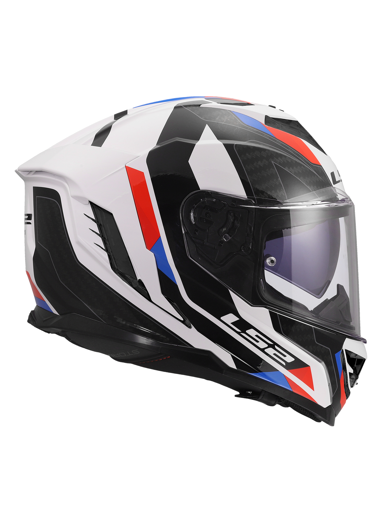 LS2 FF818 STORM III SPORTY WHITE BLUE RED 1 LS2 FF818 STORM III SPORTY WHITE BLUE RED 1