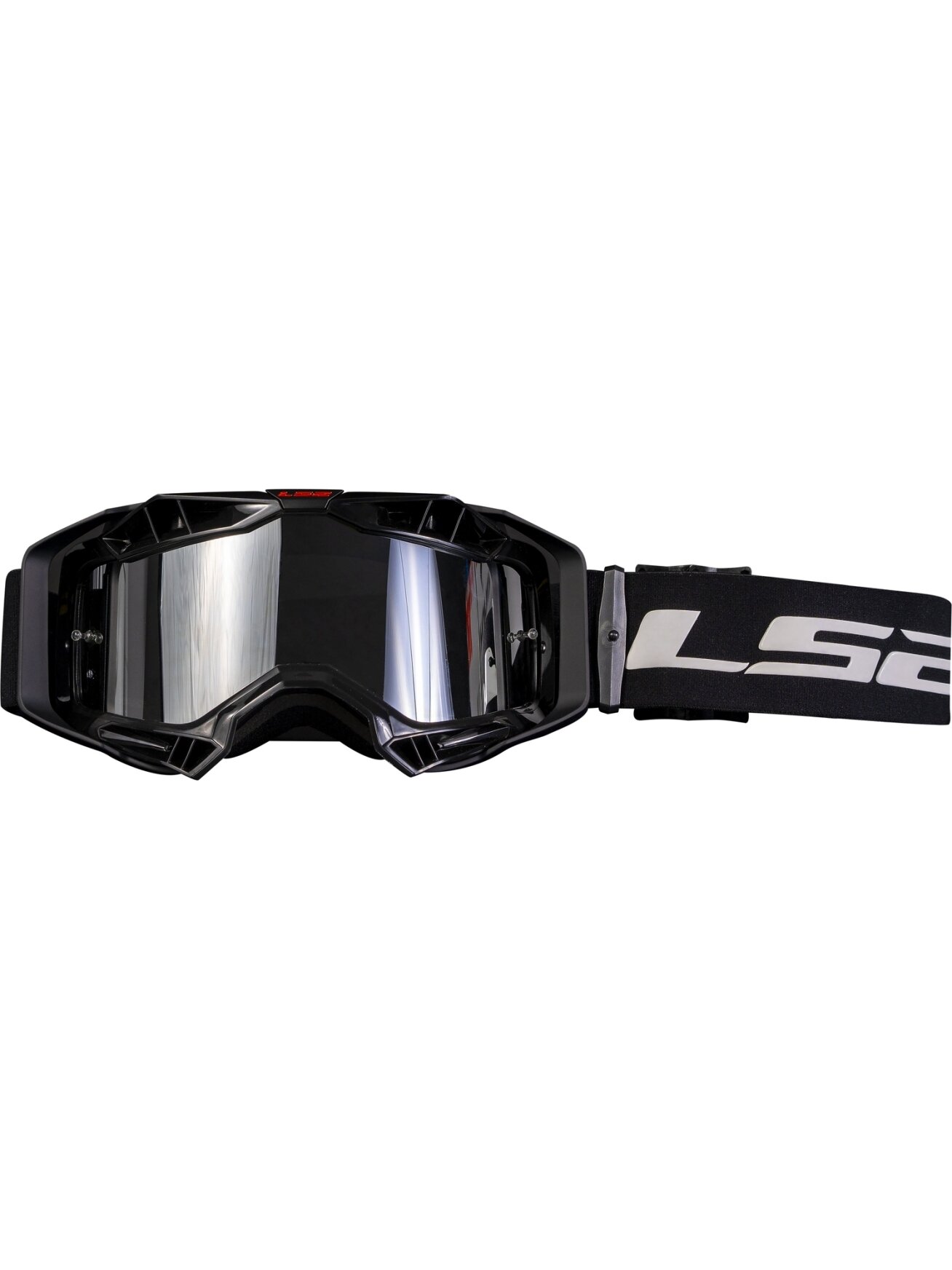 LS2 AURA PRO GOGGLE BLACK WITH IRIDIUM VISOR 2