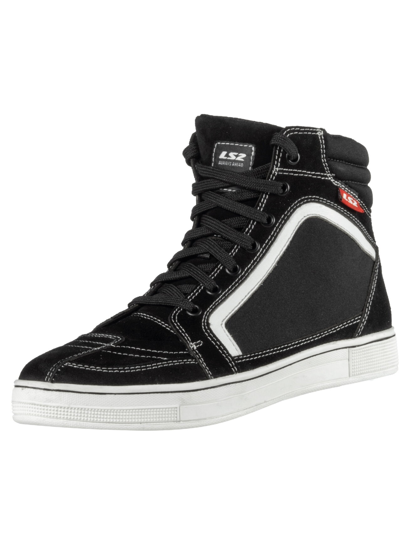 LS2 DORON MAN BOOTS WHITE BLACK