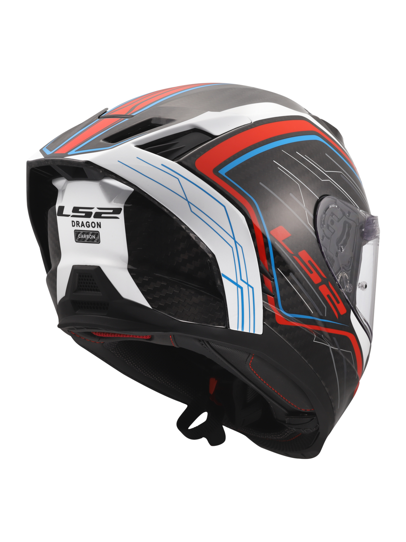 LS2 FF807 DRAGON SUBIC WHITE BLUE RED 8 LS2 FF807 DRAGON SUBIC WHITE BLUE RED 8