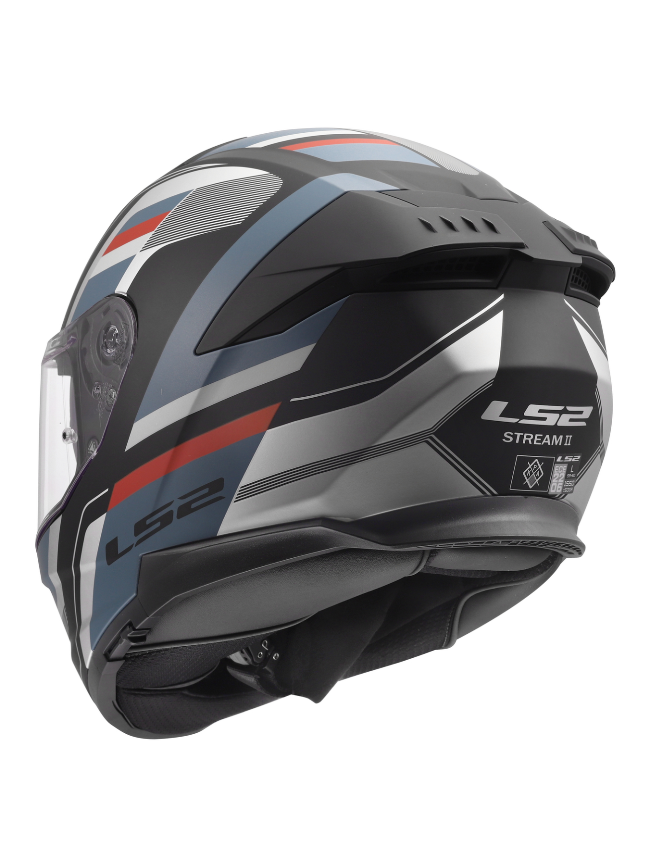 LS2 FF808 STREAM II VINTAGE BLACK PETROL-06 6 LS2 FF808 STREAM II VINTAGE BLACK PETROL-06 6