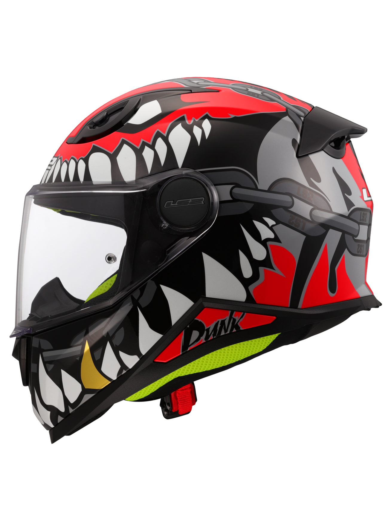 LS2 FF812 KID PUNK GREY RED S 1 LS2 FF812 KID PUNK GREY RED S 1