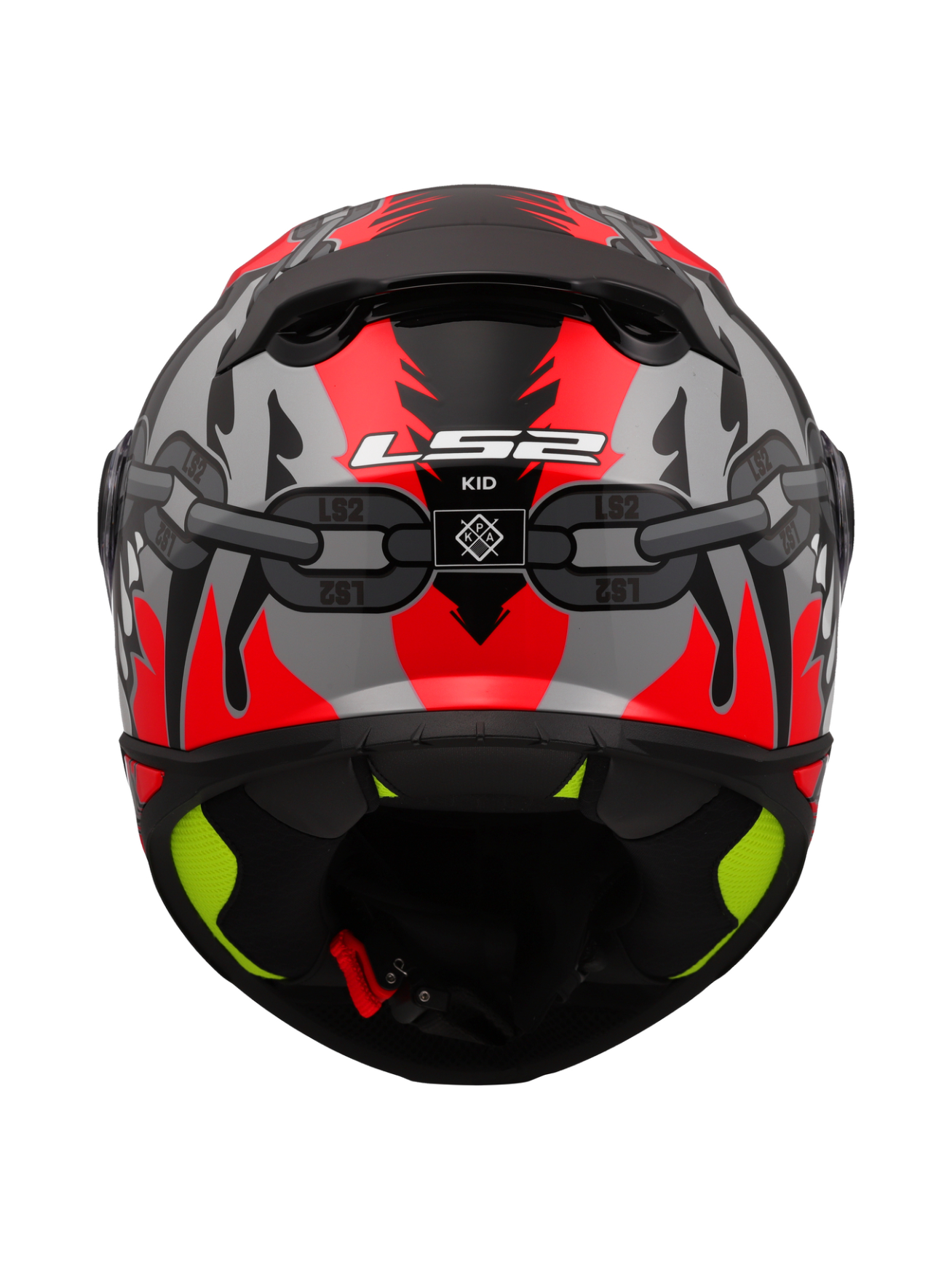 LS2 FF812 KID PUNK GREY RED S 6 LS2 FF812 KID PUNK GREY RED S 6