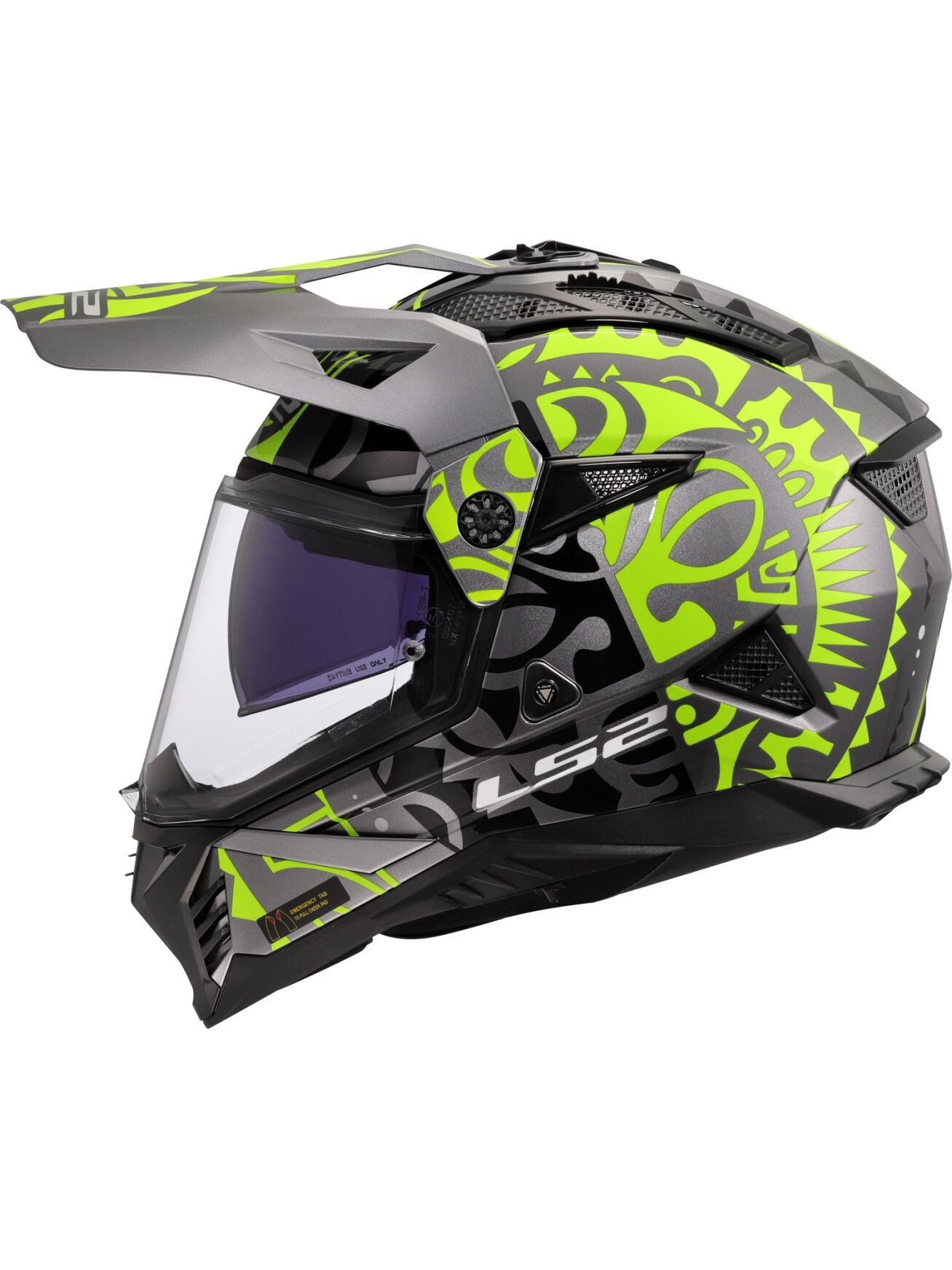 LS2 MX702 PIONEER II RANGI H-VIS YELLOW-06 1 LS2 MX702 PIONEER II RANGI H-VIS YELLOW-06 1