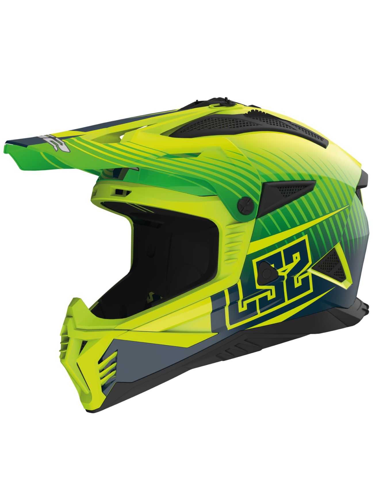 LS2 MX708 FAST II DUCK M.H-V GREEN H-V YELL.-06