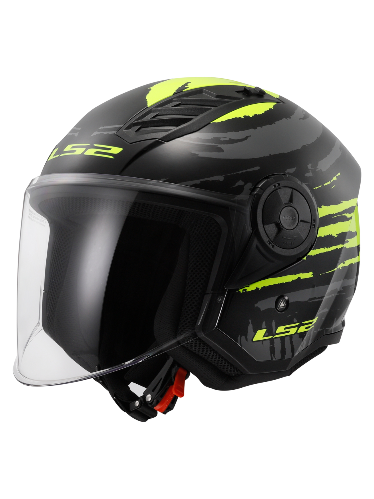 LS2 OF616 AIRFLOW II BRUSH BLACK H-V YELLOW-06
