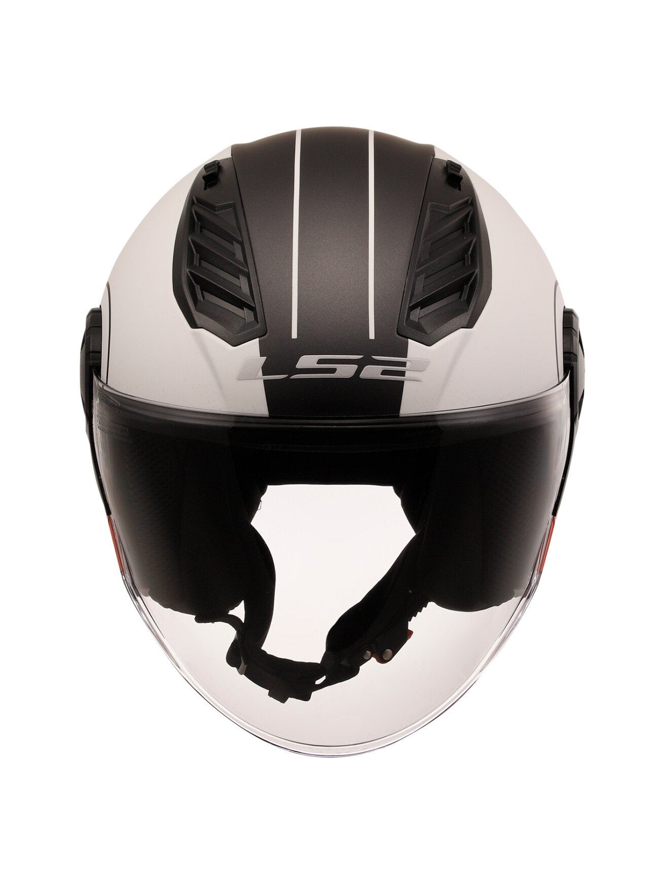LS2 OF616 AIRFLOW II COVER MATT WHITE RED-06 4