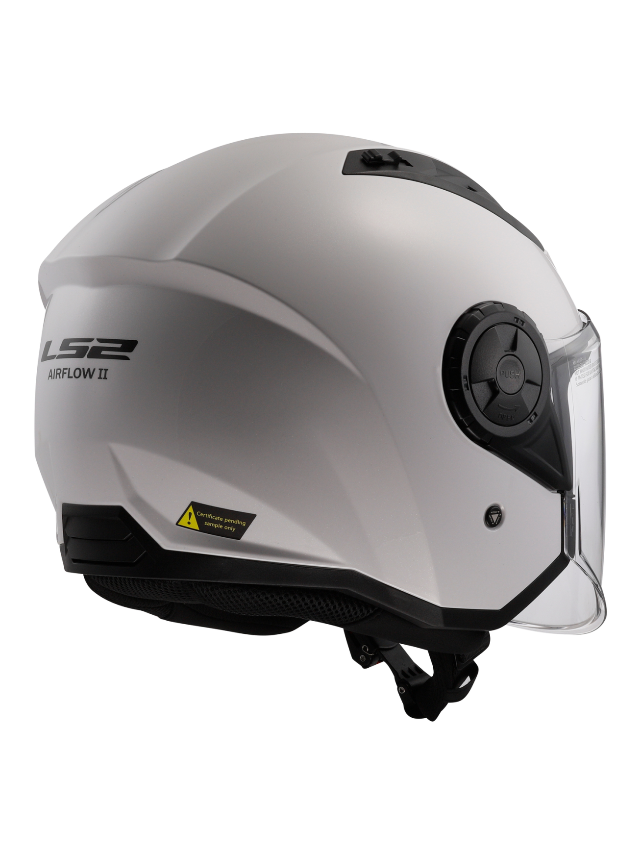 LS2 OF616 AIRFLOW II SOLID GLOSS WHITE-06 5 LS2 OF616 AIRFLOW II SOLID GLOSS WHITE-06 5