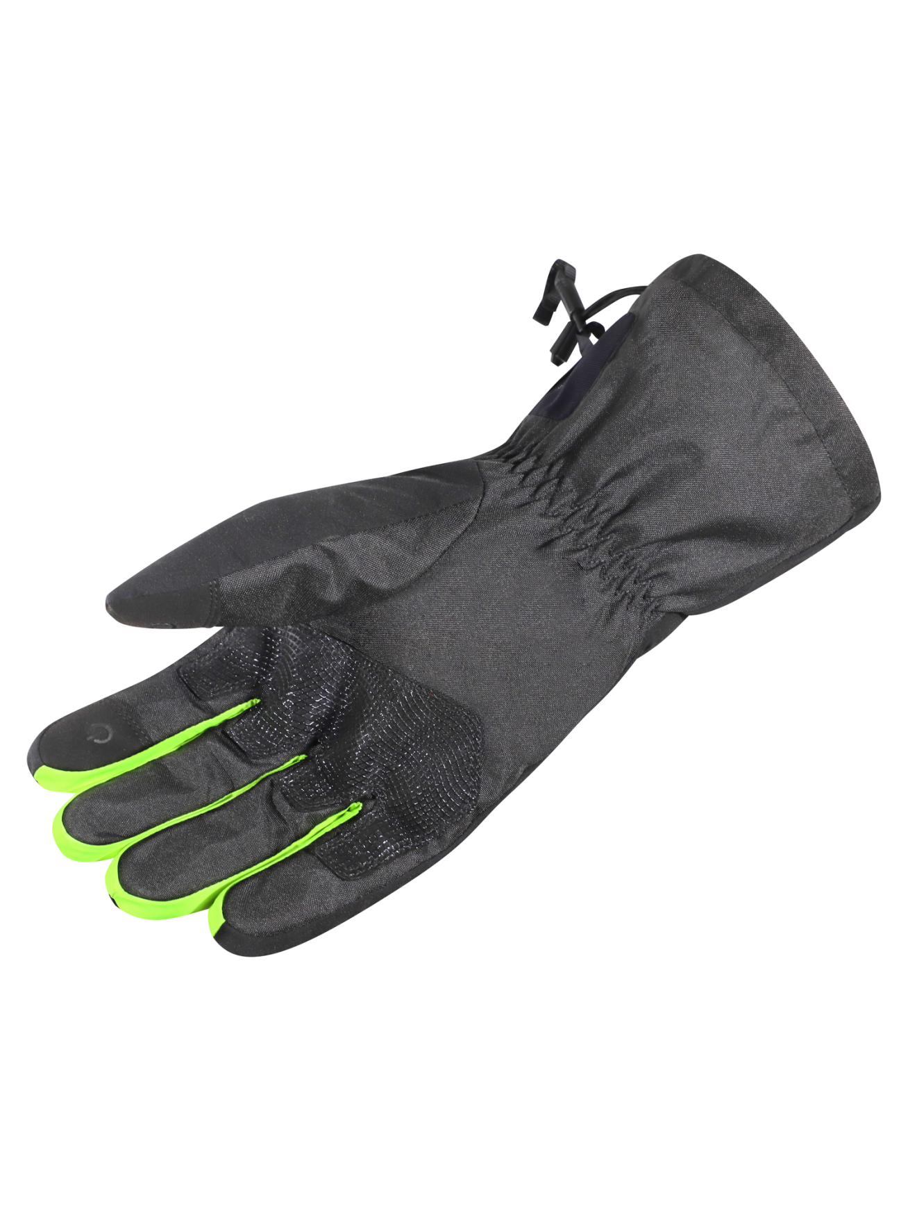 LS2 THERMORAIN GLOVES BLACK H-V YELLOW 1 LS2 THERMORAIN GLOVES BLACK H-V YELLOW 1
