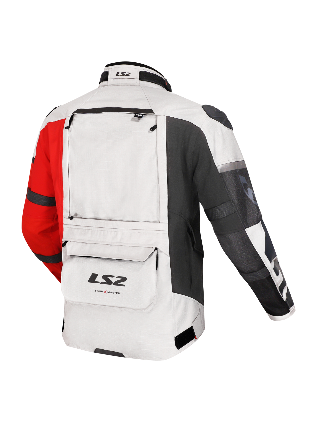 LS2 X-MASTER MAN JACKET BLACK GREY RED 1